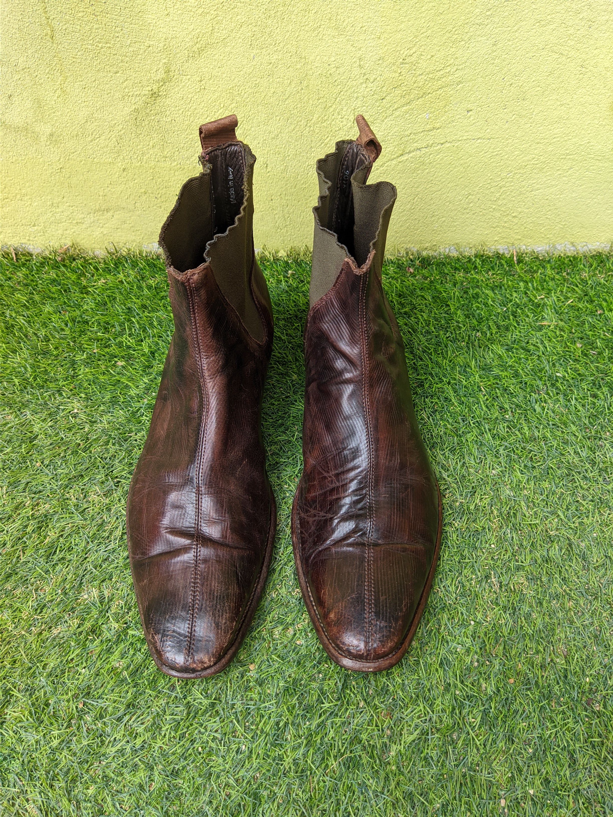 Paul Smith Brown Leather Chelsea Boots