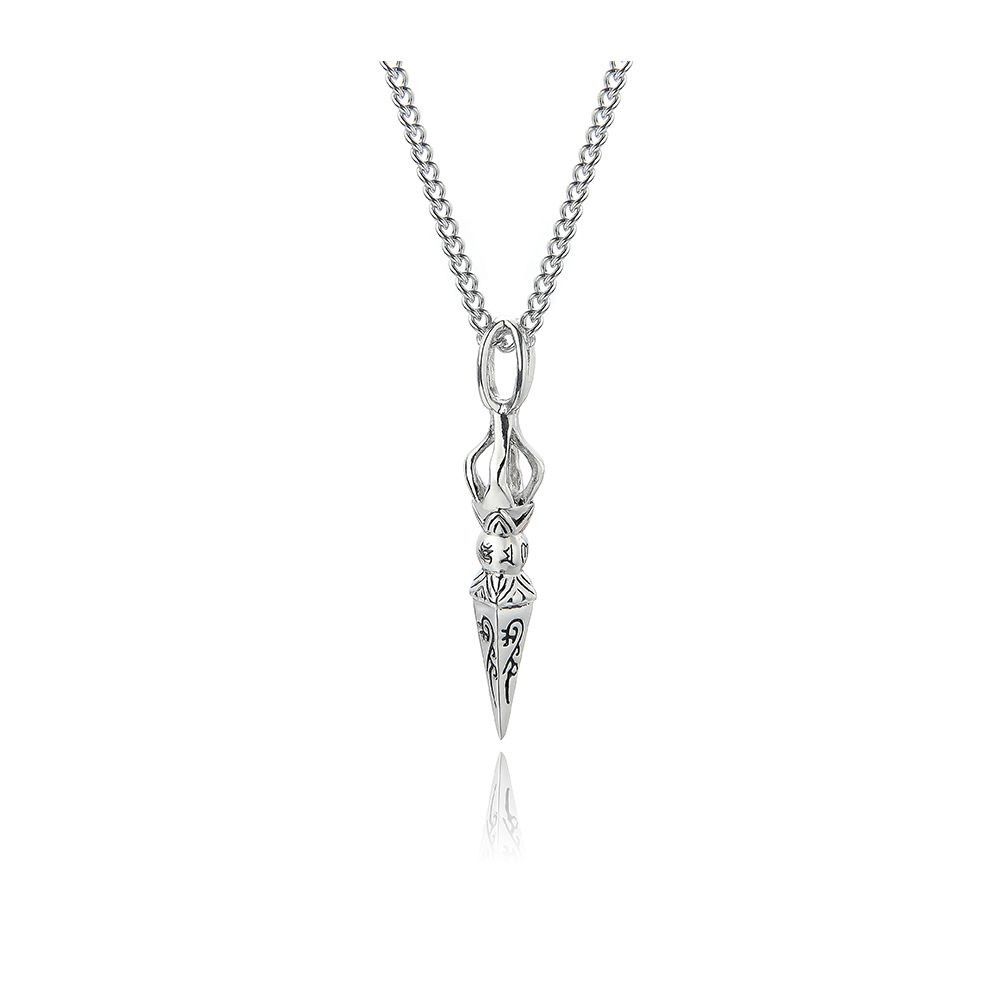 Jewelry × Vintage Punk Titanium Steel Pendant Vintage Men's Necklace Size ONE SIZE - 3 Thumbnail