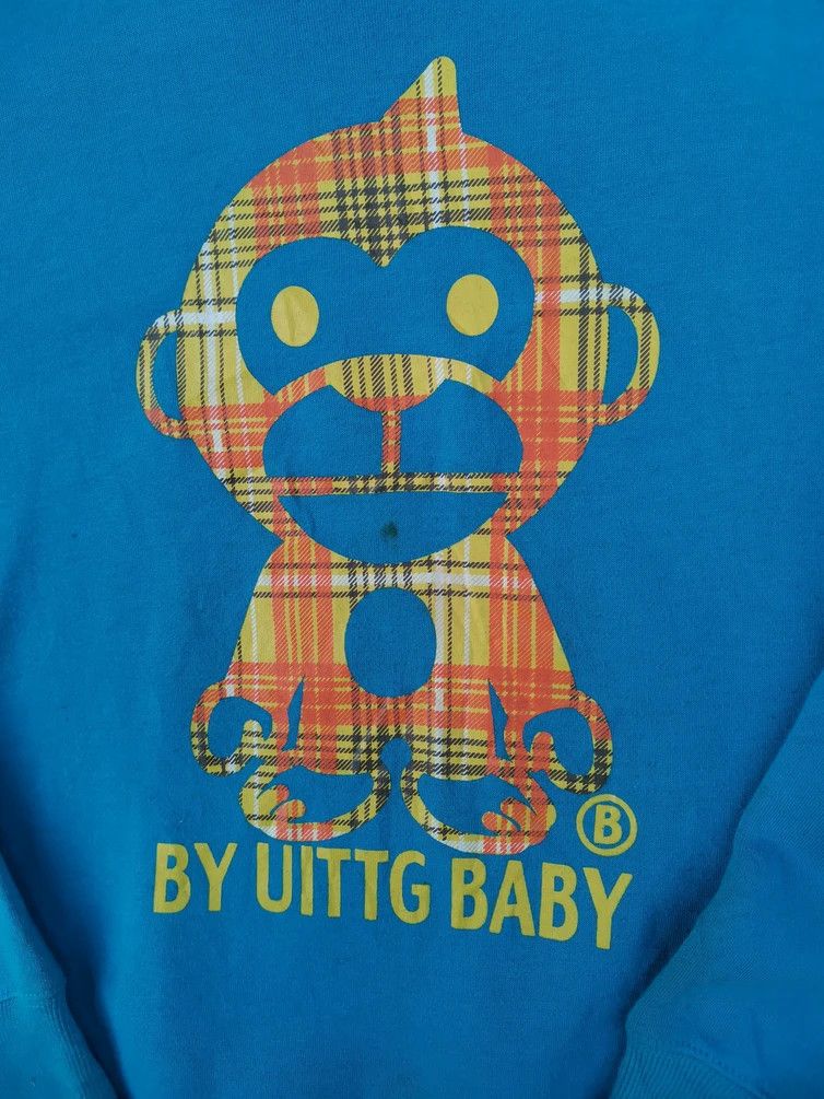 Japanese Brand Vintage UITTG Baby Big Logo Sweatshirt Size US L / EU 52-54 / 3 - 3 Thumbnail