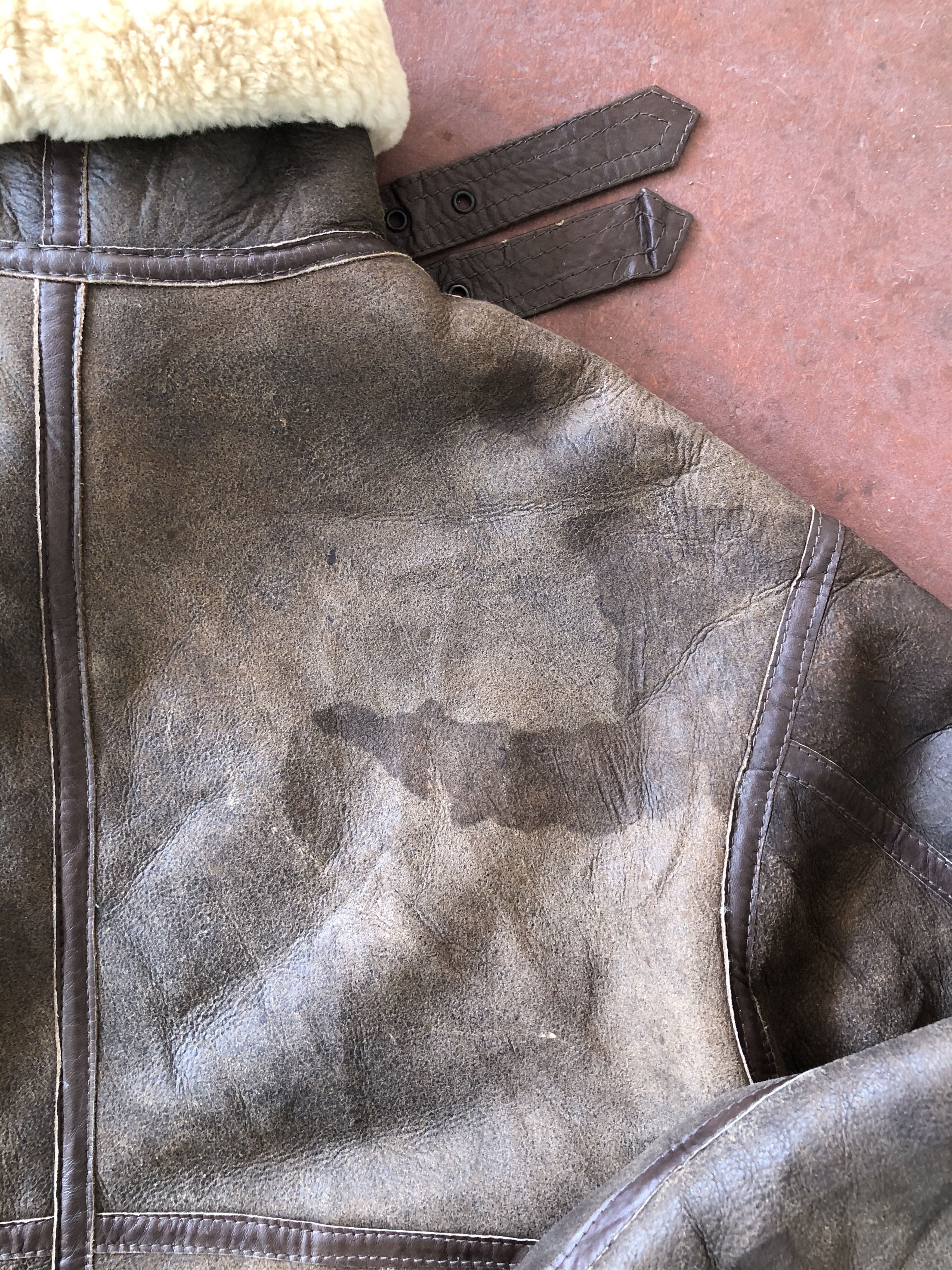 Japanese Brand × Vintage VINTAGE B3 SHEARLING SHEEPSKIN COAT MADE IN URUGUAY Size US L / EU 52-54 / 3 - 13 Thumbnail
