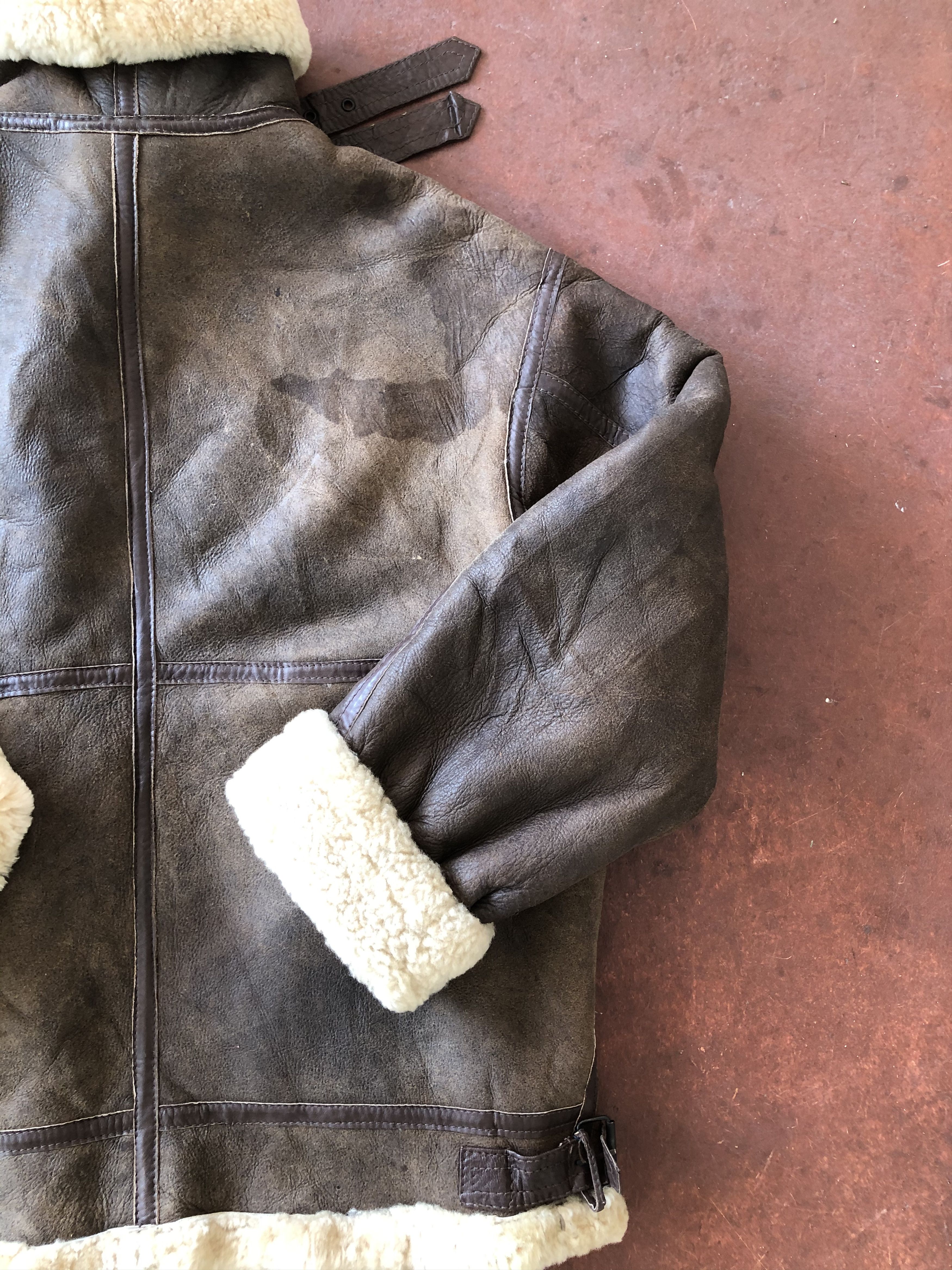 Japanese Brand × Vintage VINTAGE B3 SHEARLING SHEEPSKIN COAT MADE IN URUGUAY Size US L / EU 52-54 / 3 - 11 Thumbnail