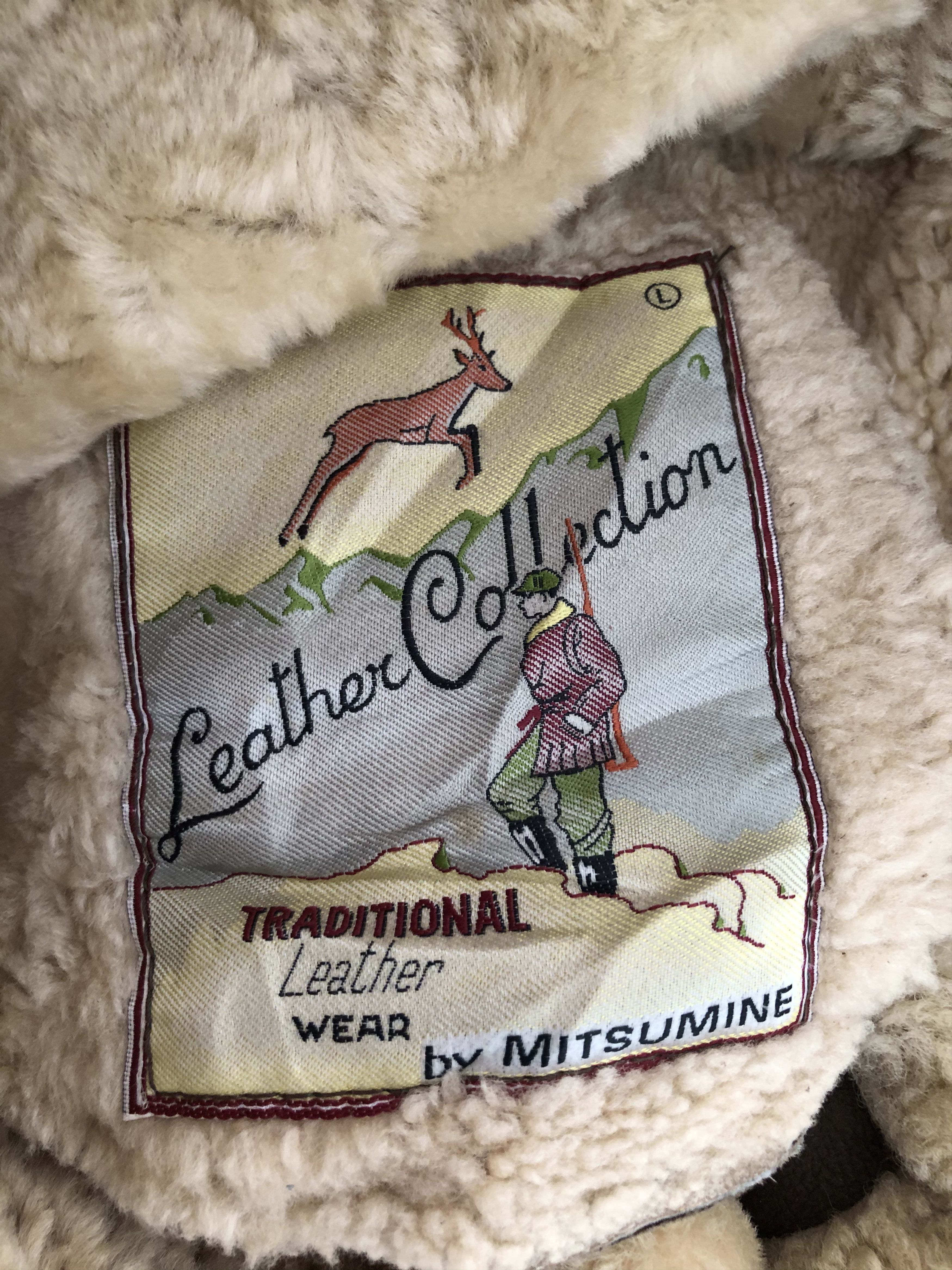 Japanese Brand × Vintage VINTAGE B3 SHEARLING SHEEPSKIN COAT MADE IN URUGUAY Size US L / EU 52-54 / 3 - 15 Thumbnail