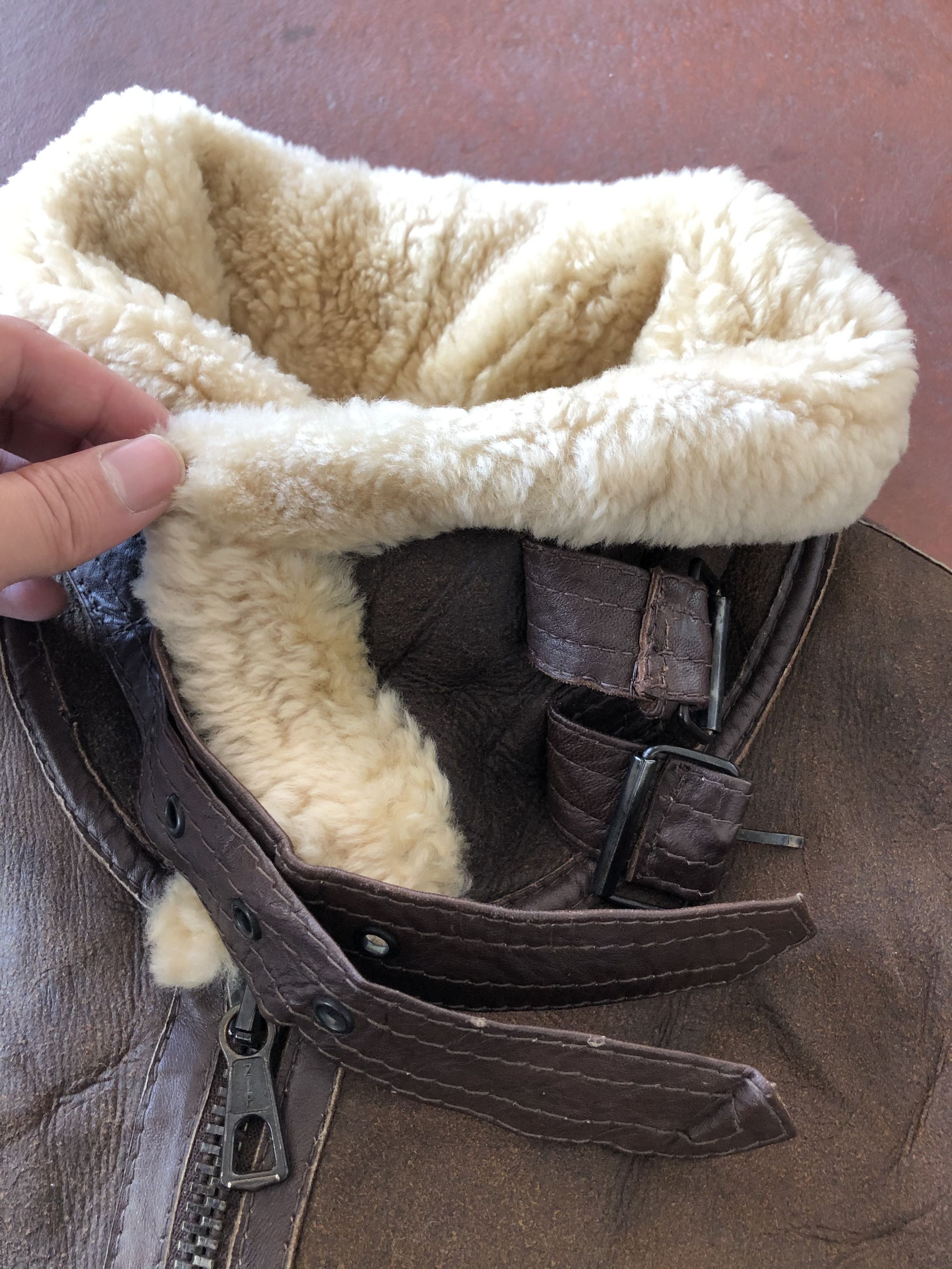 Japanese Brand × Vintage VINTAGE B3 SHEARLING SHEEPSKIN COAT MADE IN URUGUAY Size US L / EU 52-54 / 3 - 8 Thumbnail