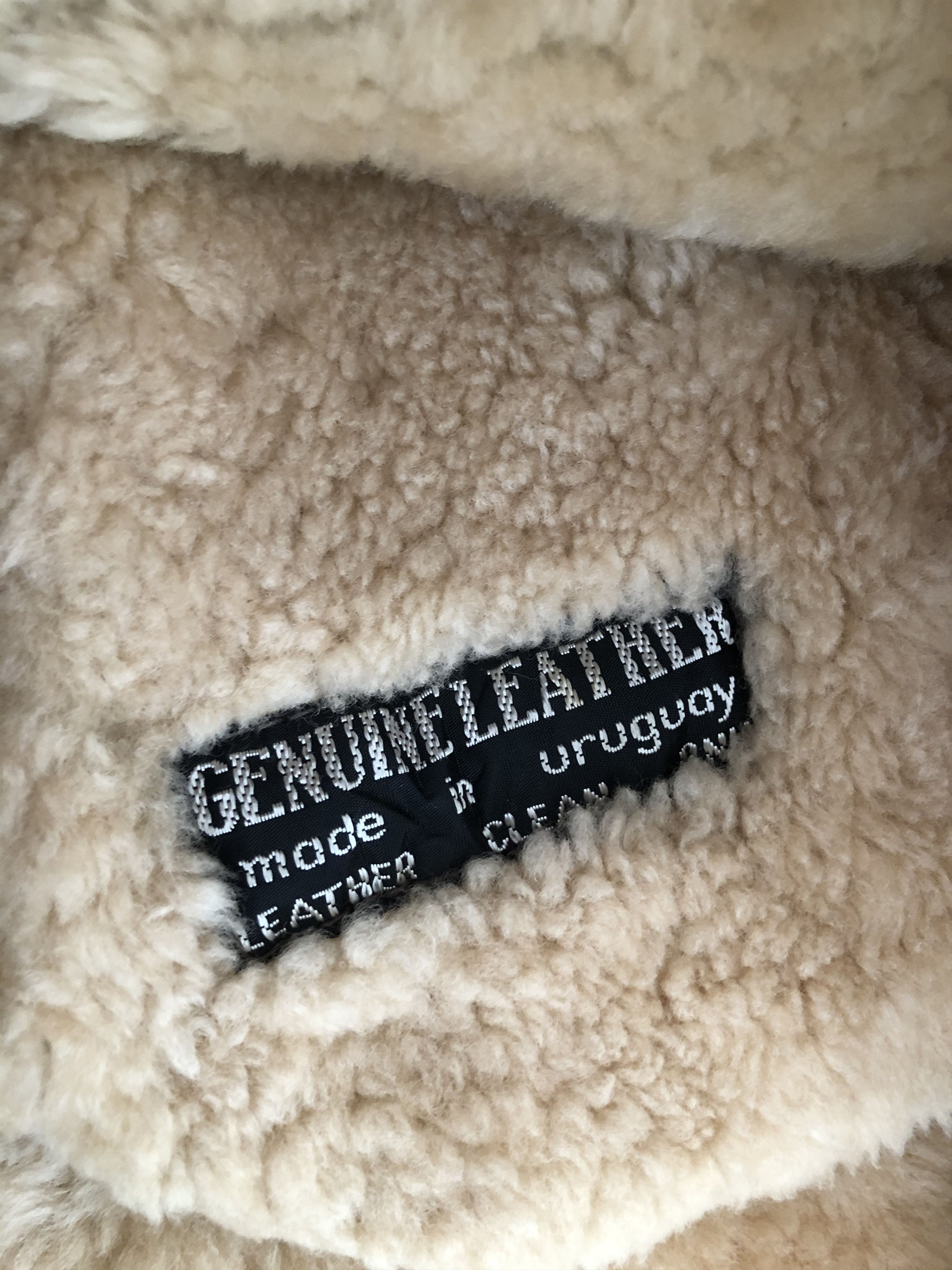 Japanese Brand × Vintage VINTAGE B3 SHEARLING SHEEPSKIN COAT MADE IN URUGUAY Size US L / EU 52-54 / 3 - 16 Thumbnail