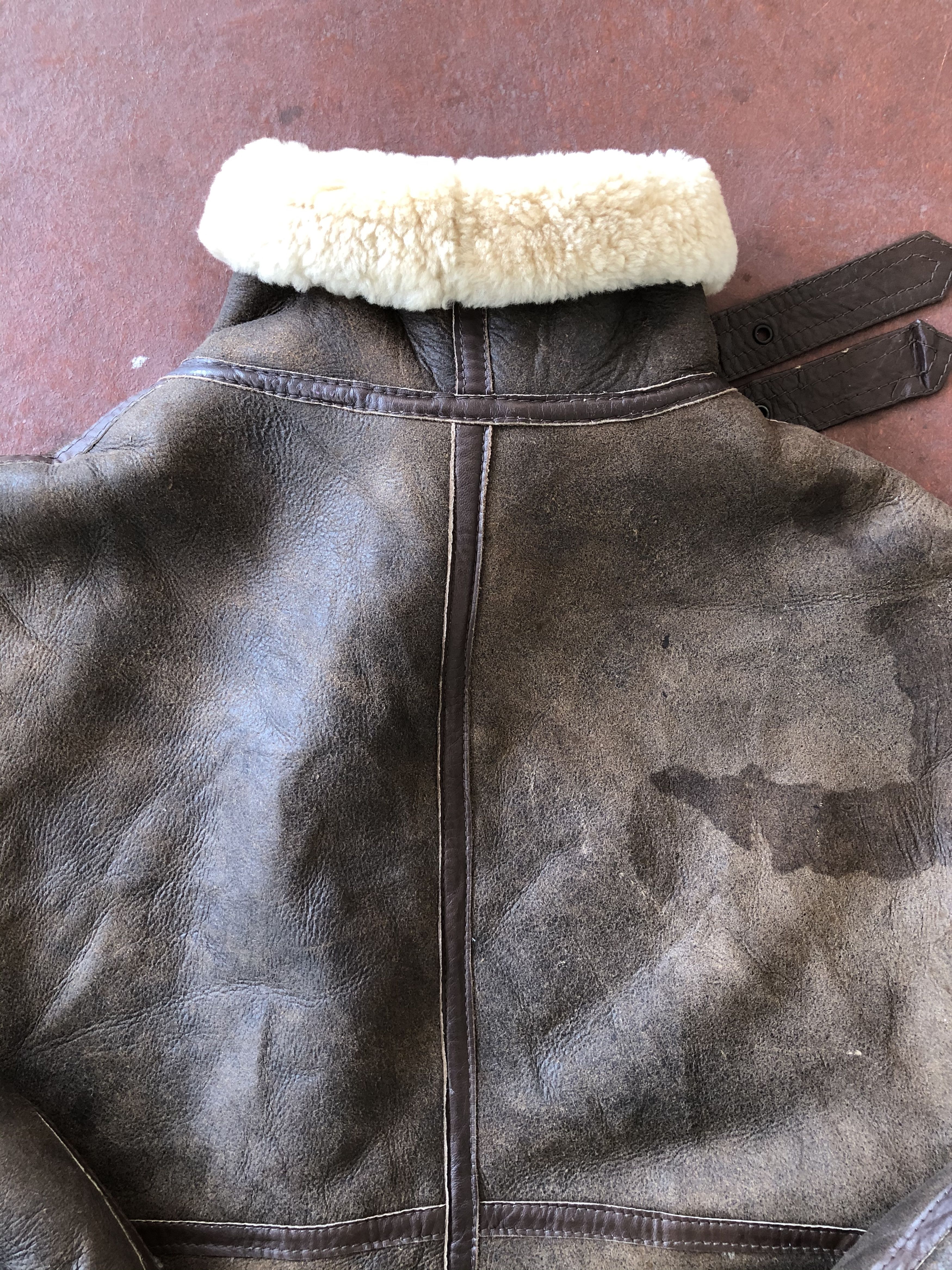 Japanese Brand × Vintage VINTAGE B3 SHEARLING SHEEPSKIN COAT MADE IN URUGUAY Size US L / EU 52-54 / 3 - 14 Thumbnail