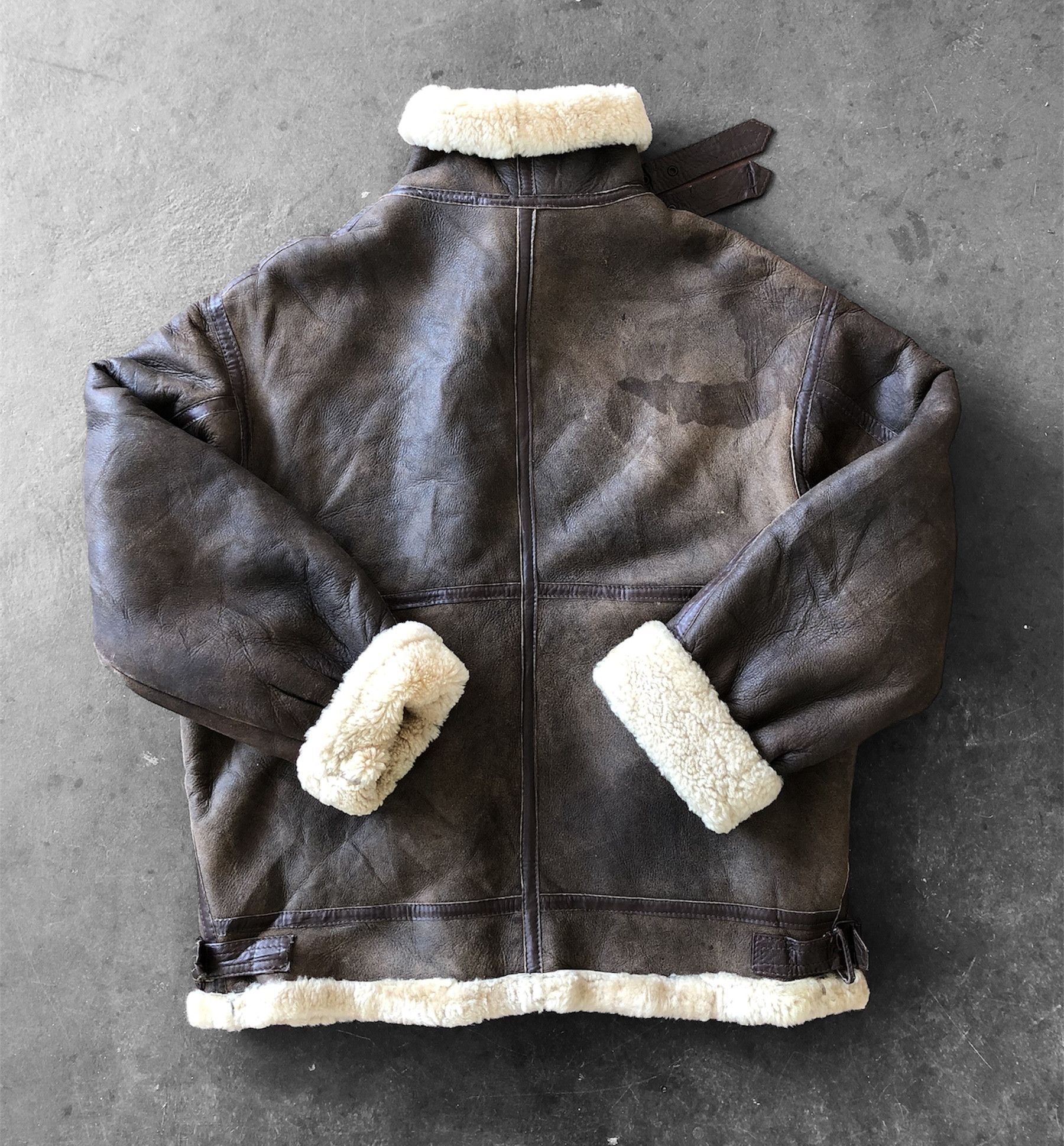 Japanese Brand × Vintage VINTAGE B3 SHEARLING SHEEPSKIN COAT MADE IN URUGUAY Size US L / EU 52-54 / 3 - 2 Thumbnail