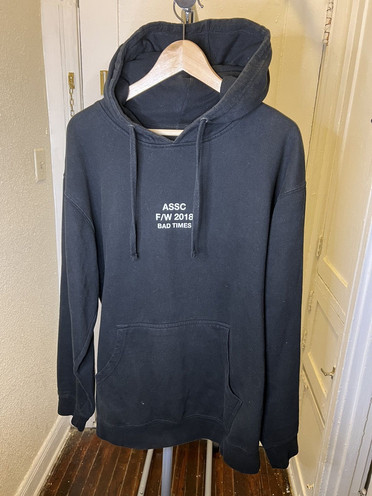 Anti Social Social Club Hype Streetwear Anti social social club assc f w 2018 bad times hoodie Grailed