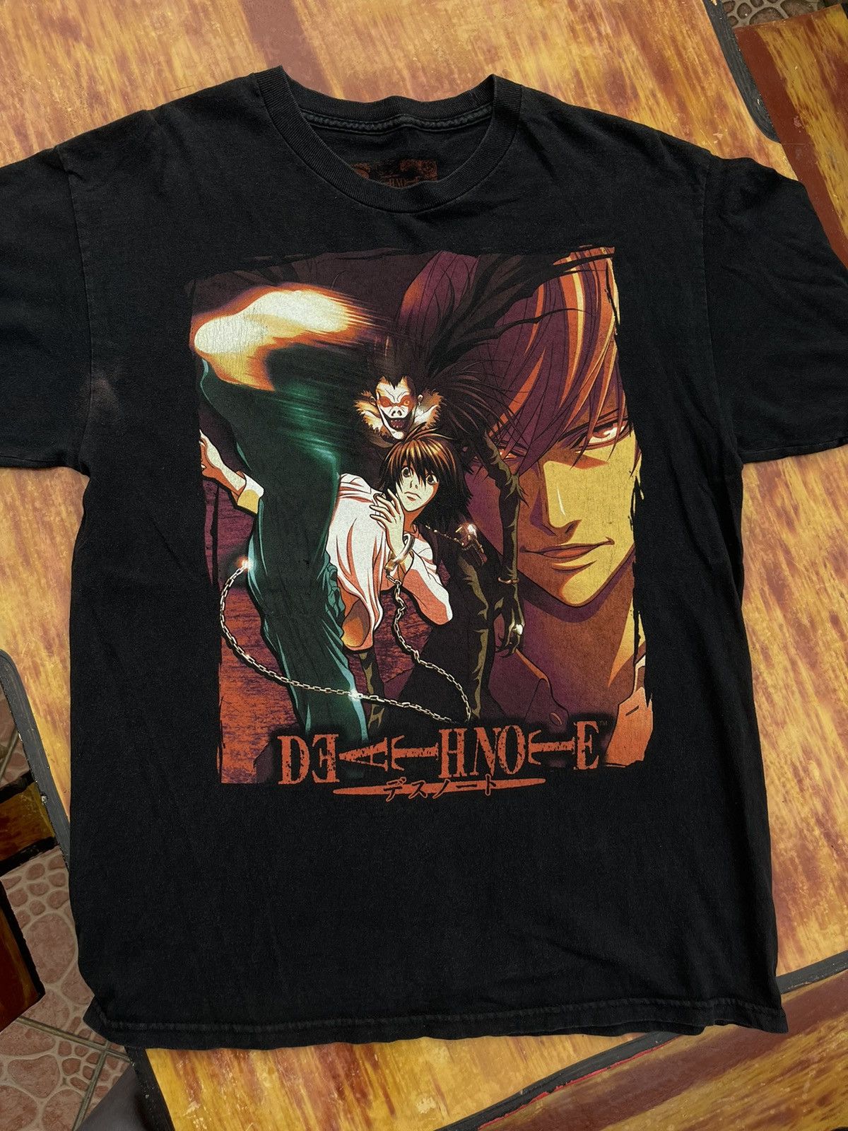 Rare Death Note Kicking L vintage Shirt
