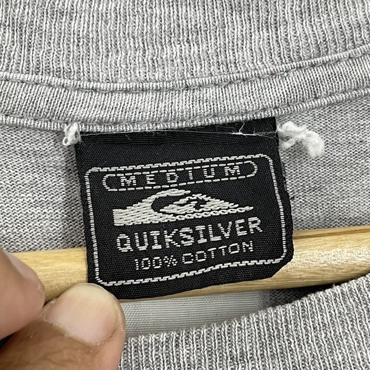 Quicksilver × Quiksilver × Vintage 90s Quiksilver Big Back Logo Crewneck T Shirt Size M Size US M / EU 48-50 / 2 - 12 Thumbnail