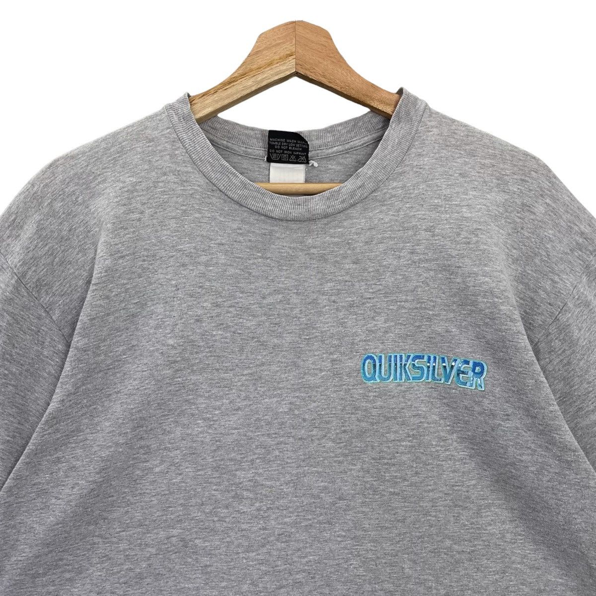 Quicksilver × Quiksilver × Vintage 90s Quiksilver Big Back Logo Crewneck T Shirt Size M Size US M / EU 48-50 / 2 - 8 Thumbnail