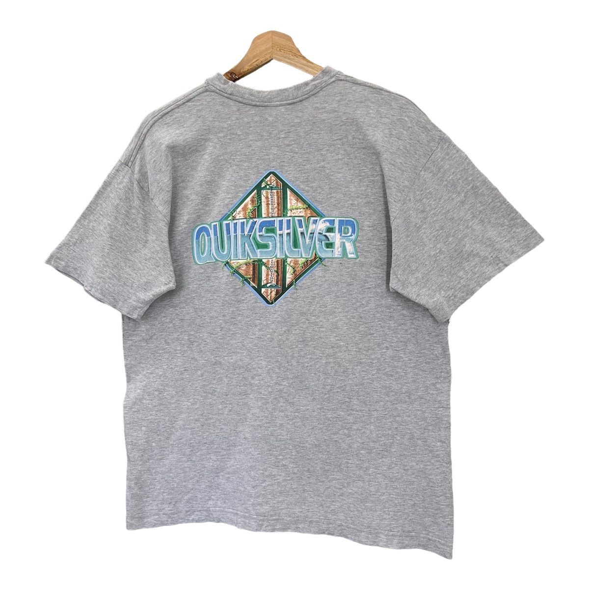 Quicksilver × Quiksilver × Vintage 90s Quiksilver Big Back Logo Crewneck T Shirt Size M Size US M / EU 48-50 / 2 - 3 Thumbnail