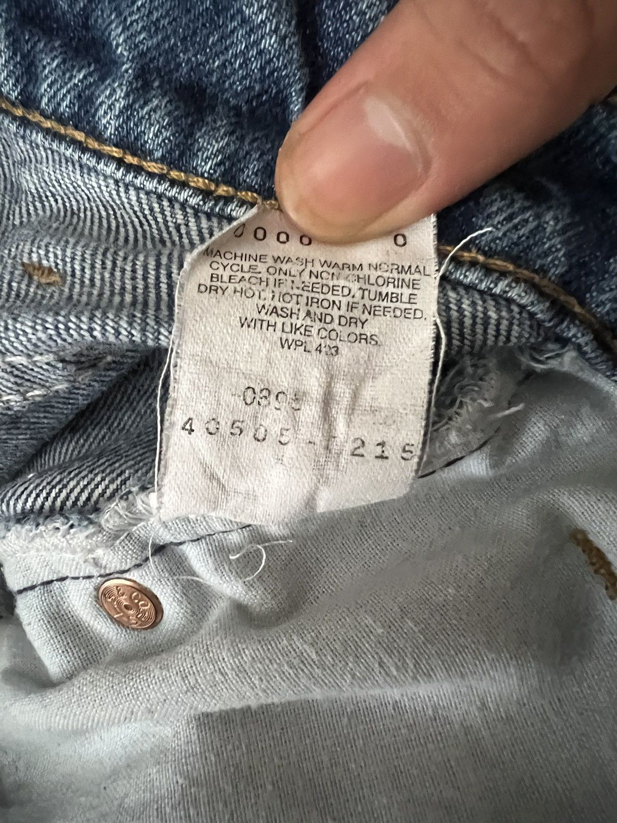 Levi's × Vintage Levis 505 Orange Tab Size US 32 / EU 48 - 5 Thumbnail