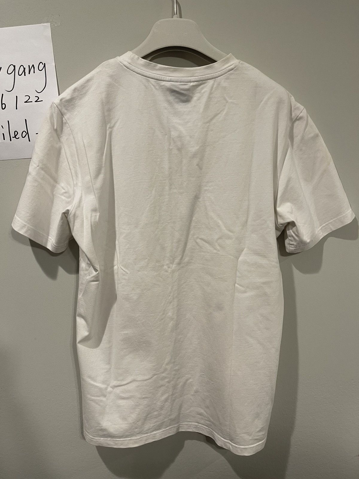 Adidas (Sample) Alexander Wang x Adidas white logo t shirt Size US XL / EU 56 / 4 - 2 Thumbnail