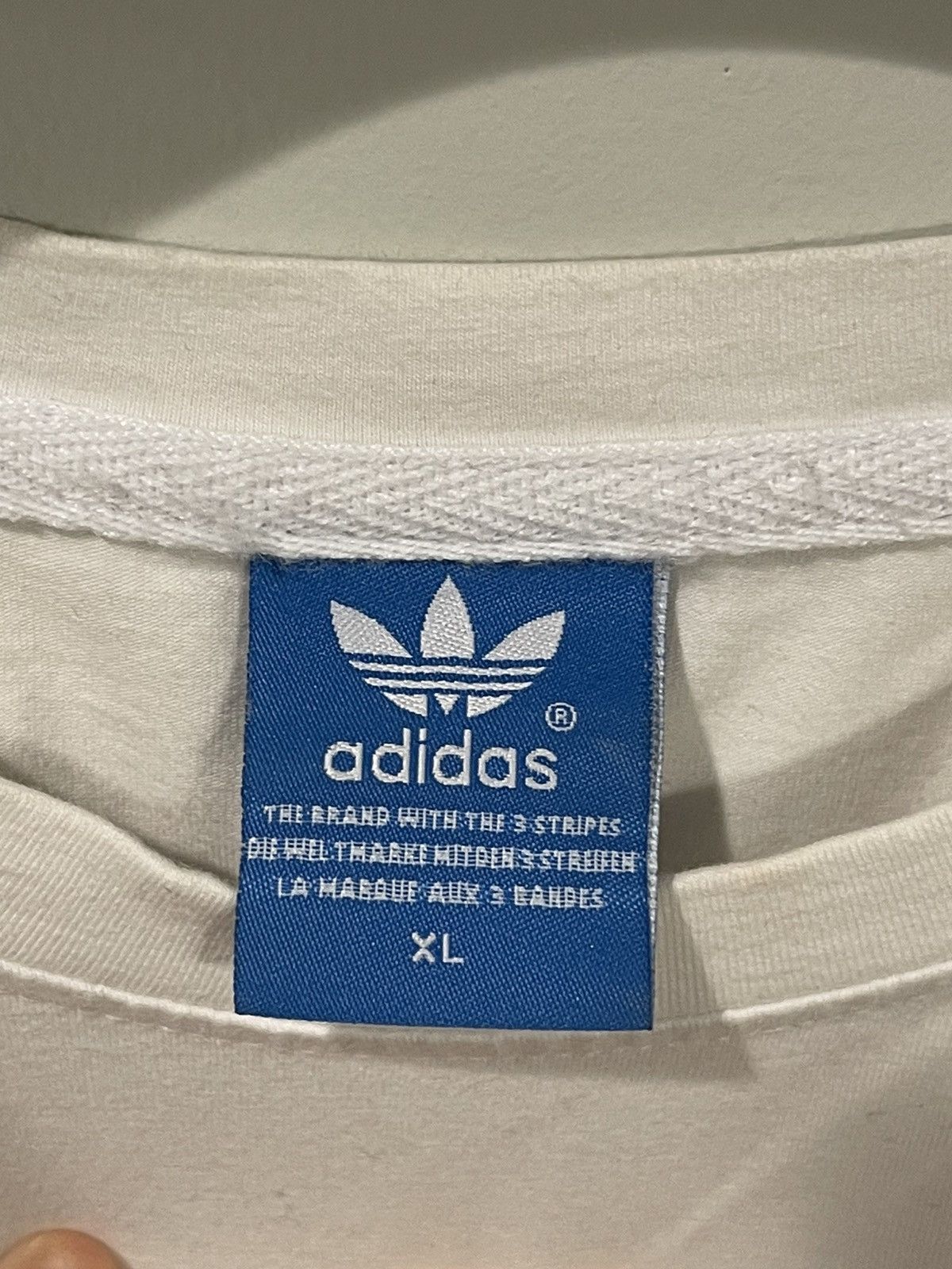 Adidas (Sample) Alexander Wang x Adidas white logo t shirt Size US XL / EU 56 / 4 - 3 Thumbnail