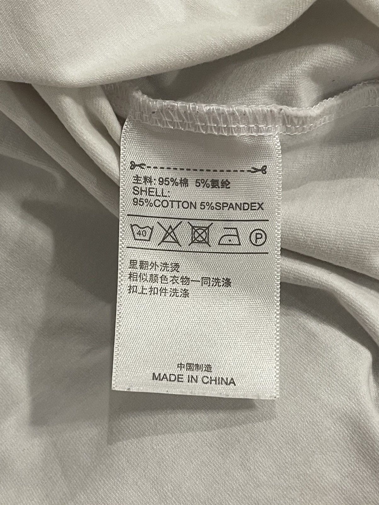 Adidas (Sample) Alexander Wang x Adidas white logo t shirt Size US XL / EU 56 / 4 - 4 Thumbnail