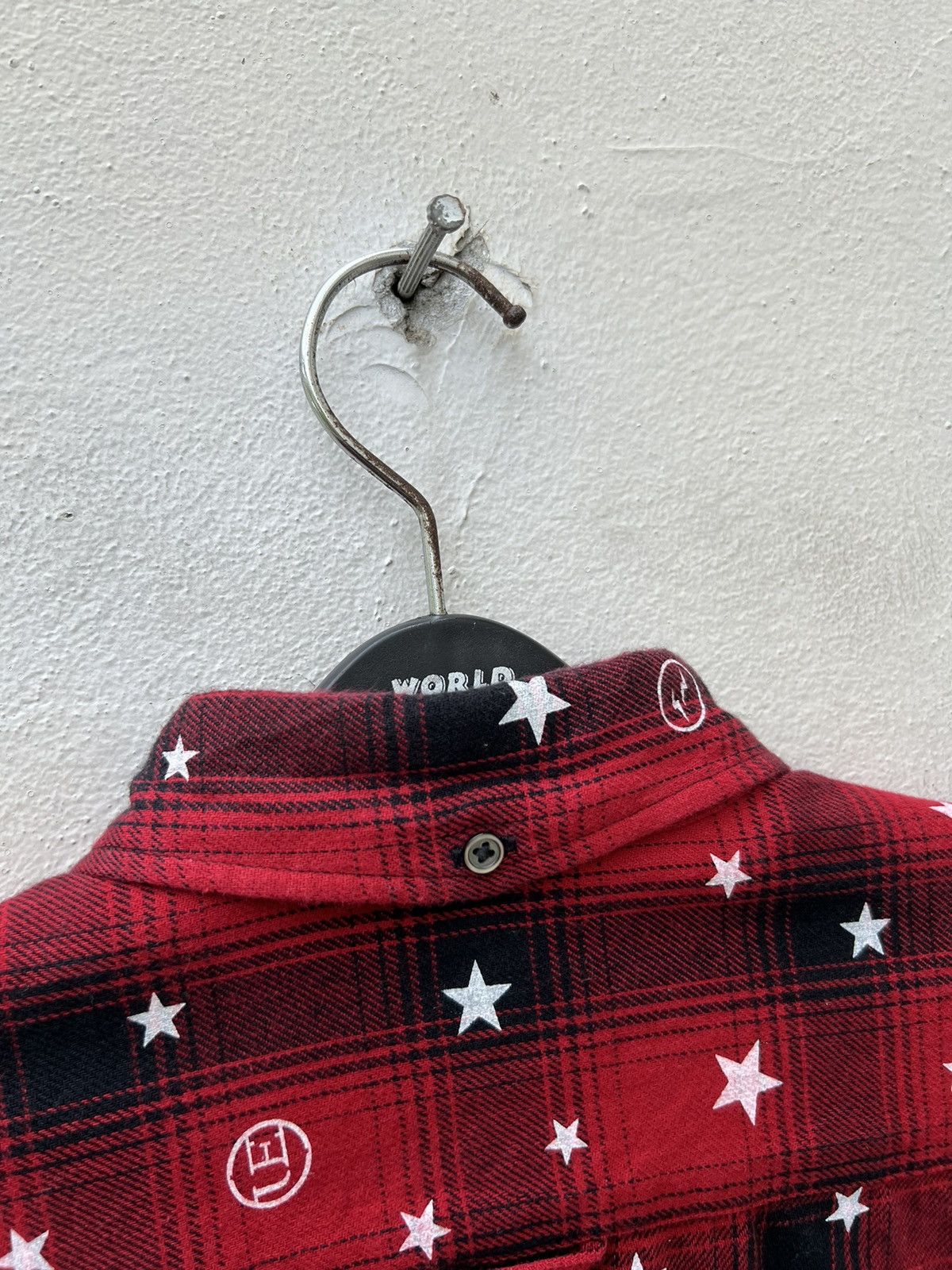 Fragment Design UE Atomic Stars Plaid Flannel Button Shirt Size US M / EU 48-50 / 2 - 12 Thumbnail