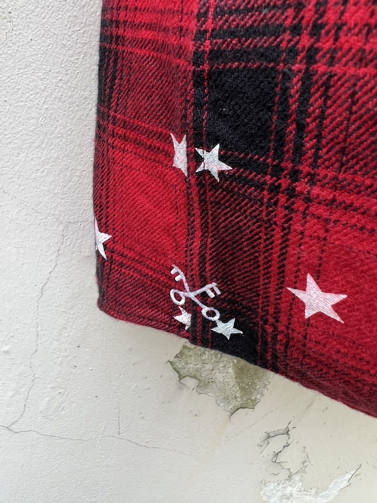 Fragment Design UE Atomic Stars Plaid Flannel Button Shirt Size US M / EU 48-50 / 2 - 14 Thumbnail