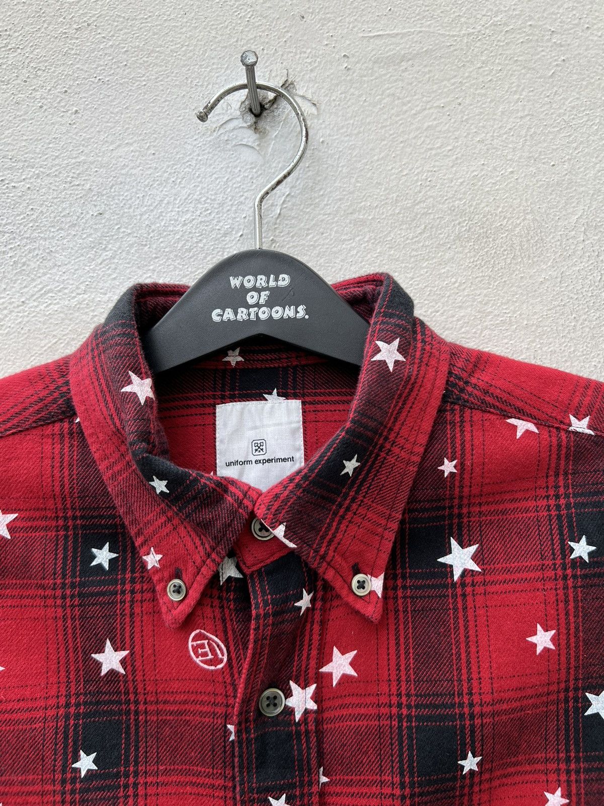 Fragment Design UE Atomic Stars Plaid Flannel Button Shirt Size US M / EU 48-50 / 2 - 4 Thumbnail