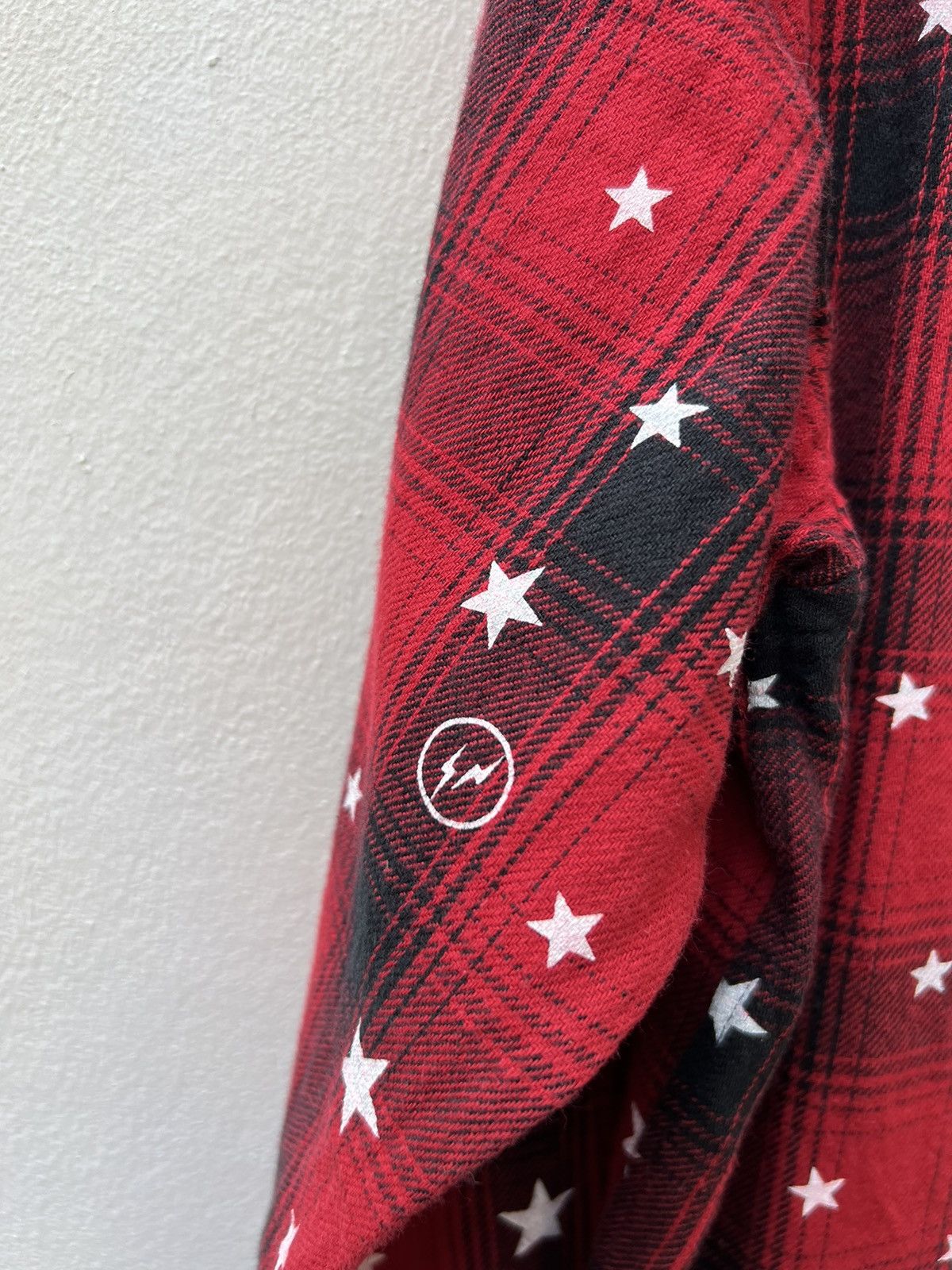 Fragment Design UE Atomic Stars Plaid Flannel Button Shirt Size US M / EU 48-50 / 2 - 10 Thumbnail