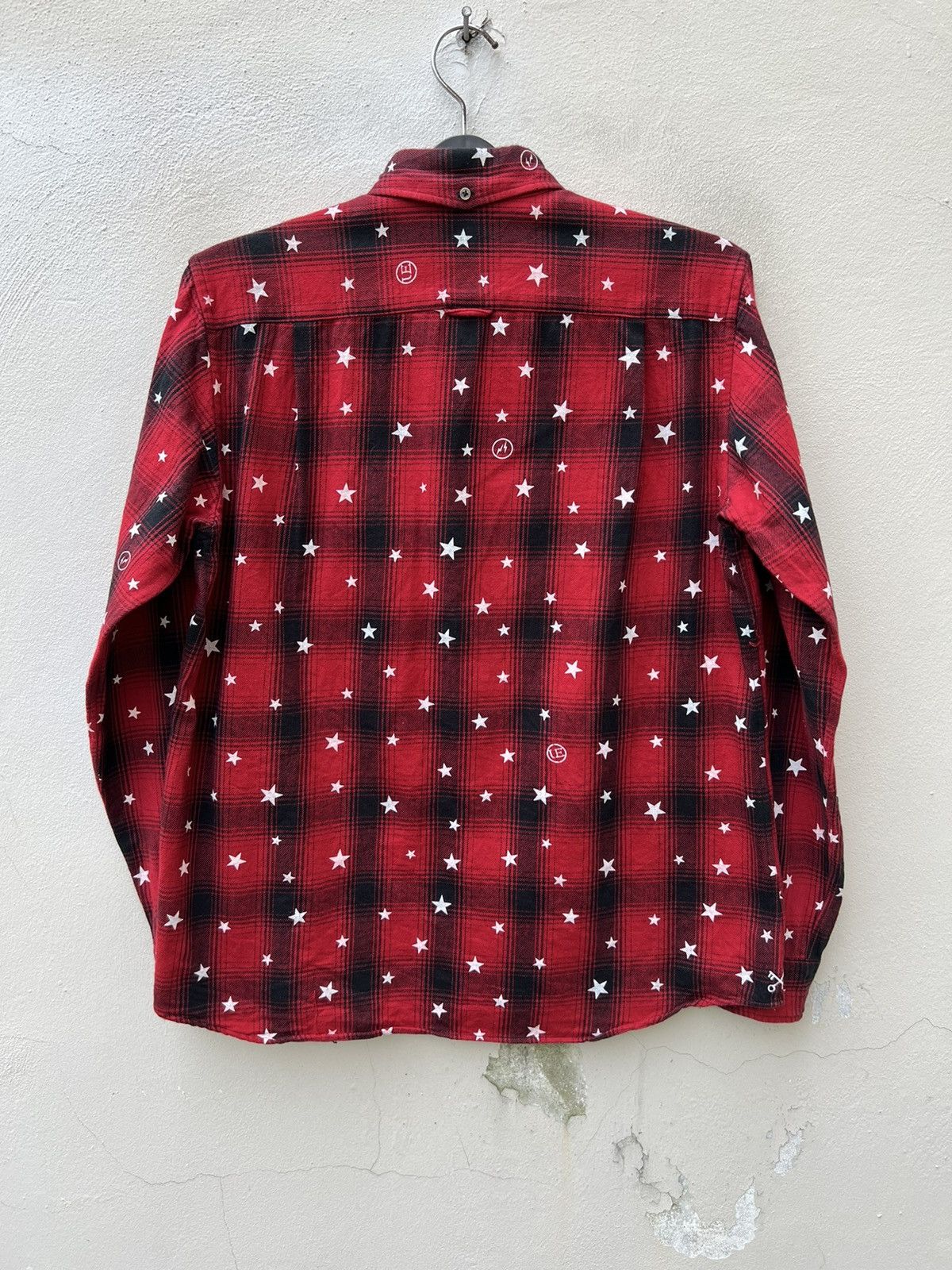 Fragment Design UE Atomic Stars Plaid Flannel Button Shirt Size US M / EU 48-50 / 2 - 9 Thumbnail
