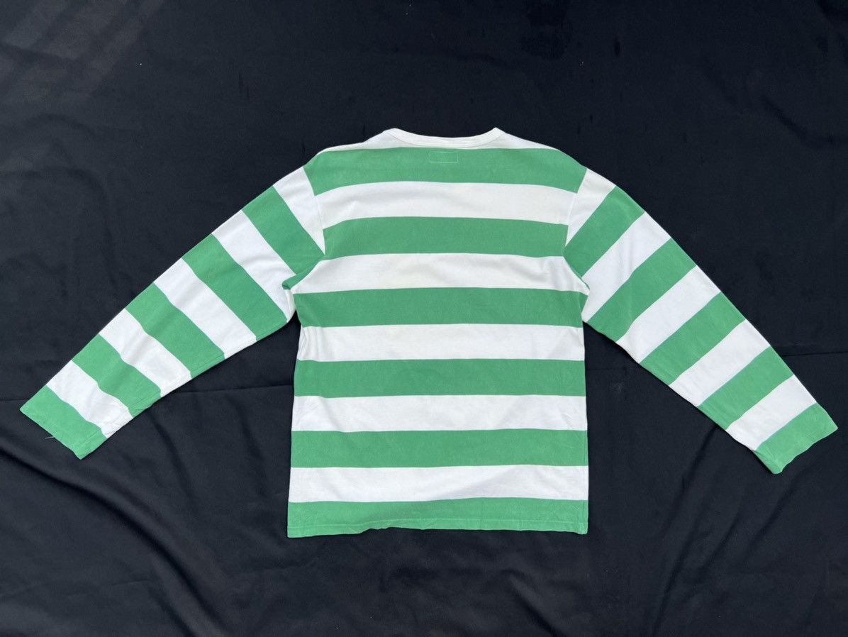 agnes b. Vintage 90s Agnes B. Homme Border Striped t shirt Size US M / EU 48-50 / 2 - 2 Thumbnail