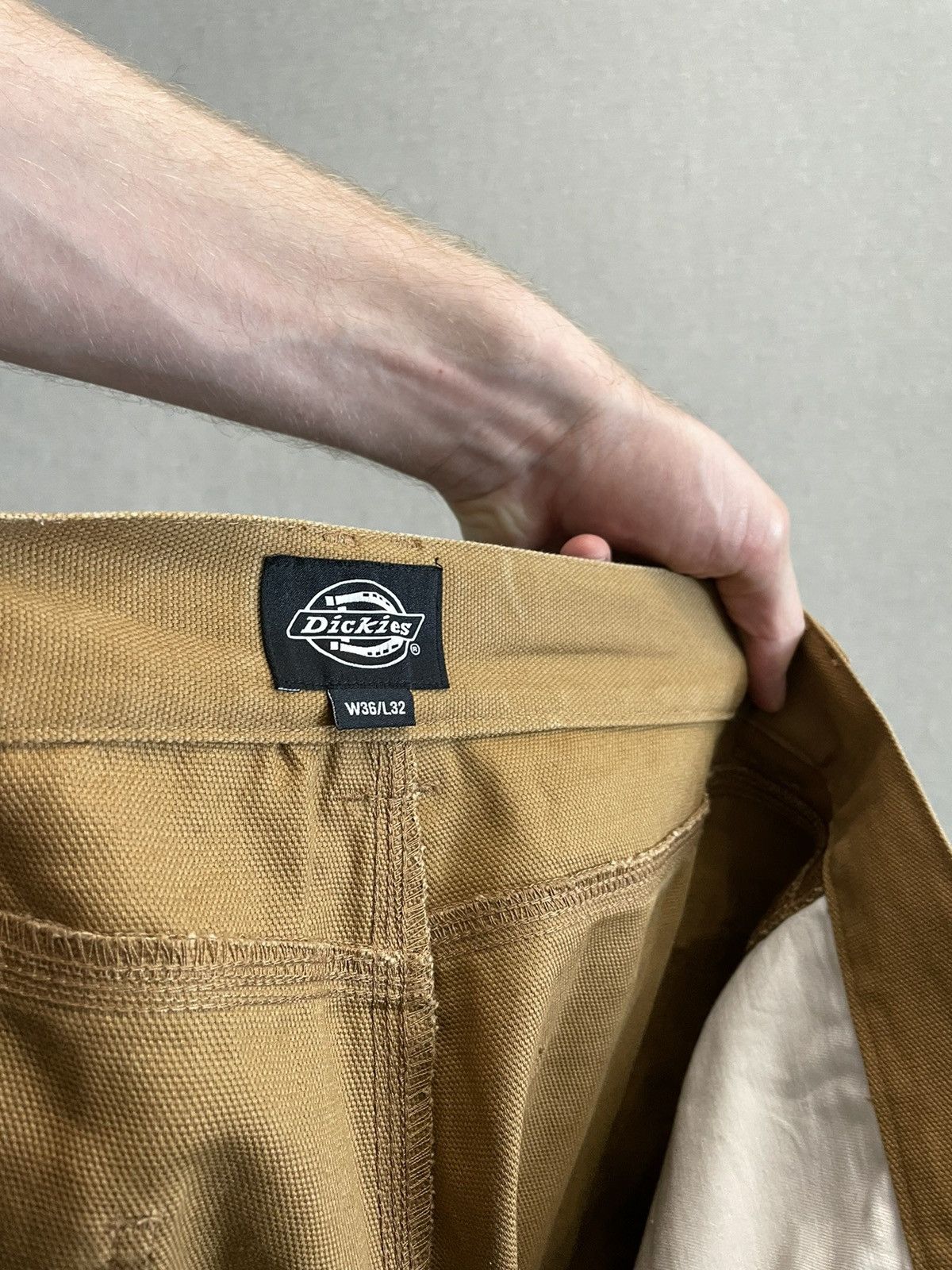 Dickies Williamson - Dickies Mens Orange denim work pants size W36 Size US 36 / EU 52 - 12 Thumbnail