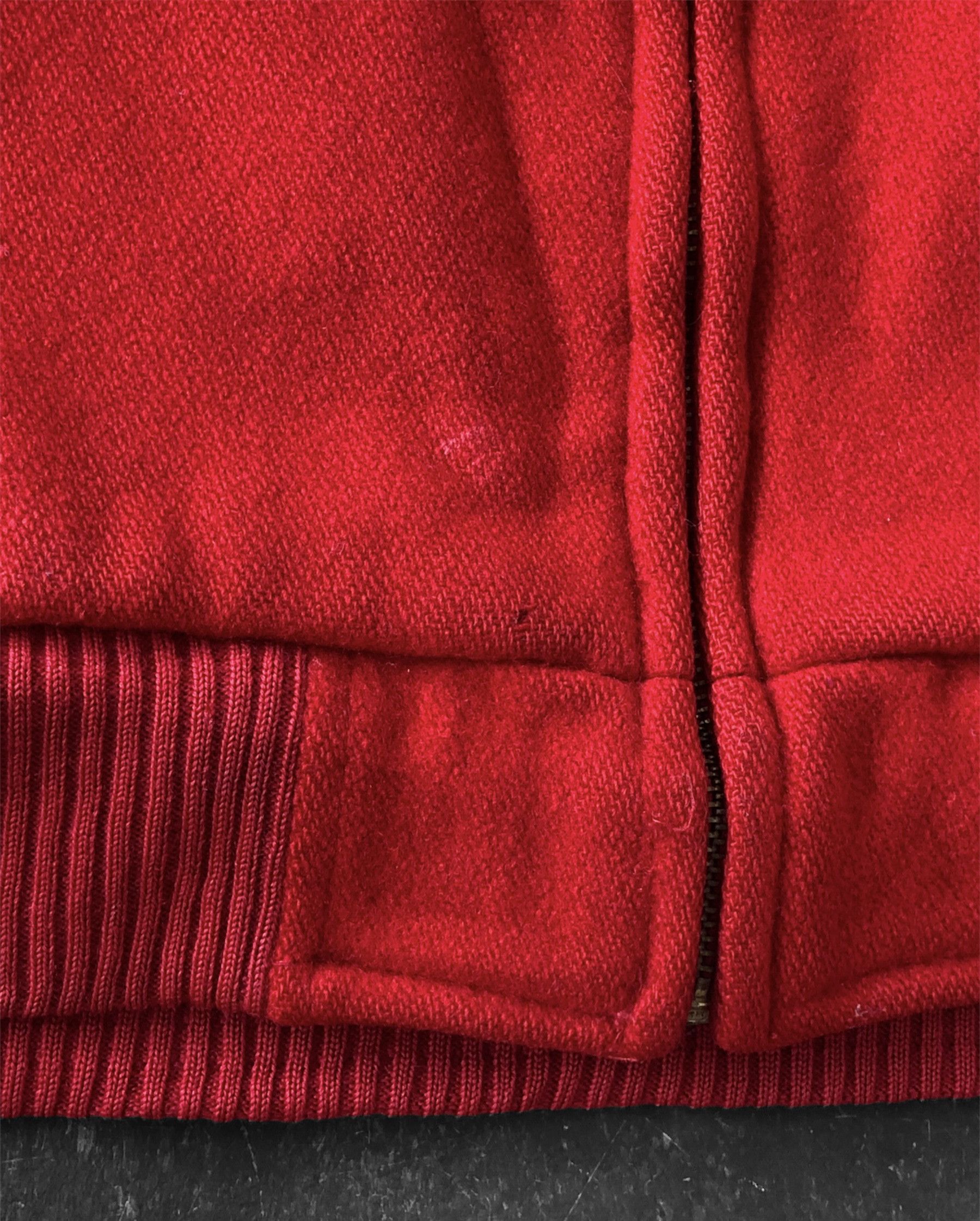 Polo Ralph Lauren RARE🔥VINTAGE 90’S POLO RL RED WOOL SHORT BOMBER JACKET Size US M / EU 48-50 / 2 - 7 Thumbnail