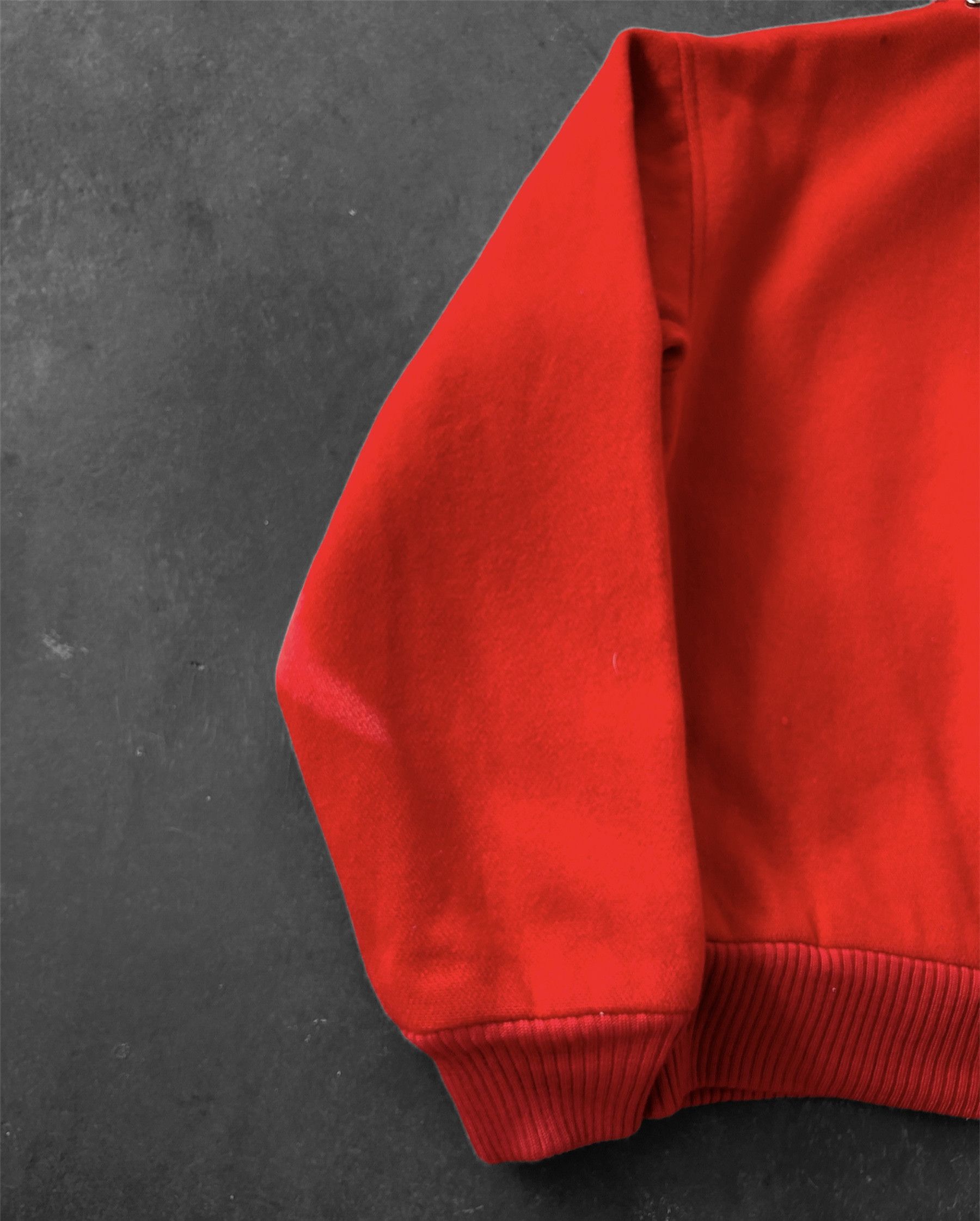 Polo Ralph Lauren RARE🔥VINTAGE 90’S POLO RL RED WOOL SHORT BOMBER JACKET Size US M / EU 48-50 / 2 - 10 Thumbnail