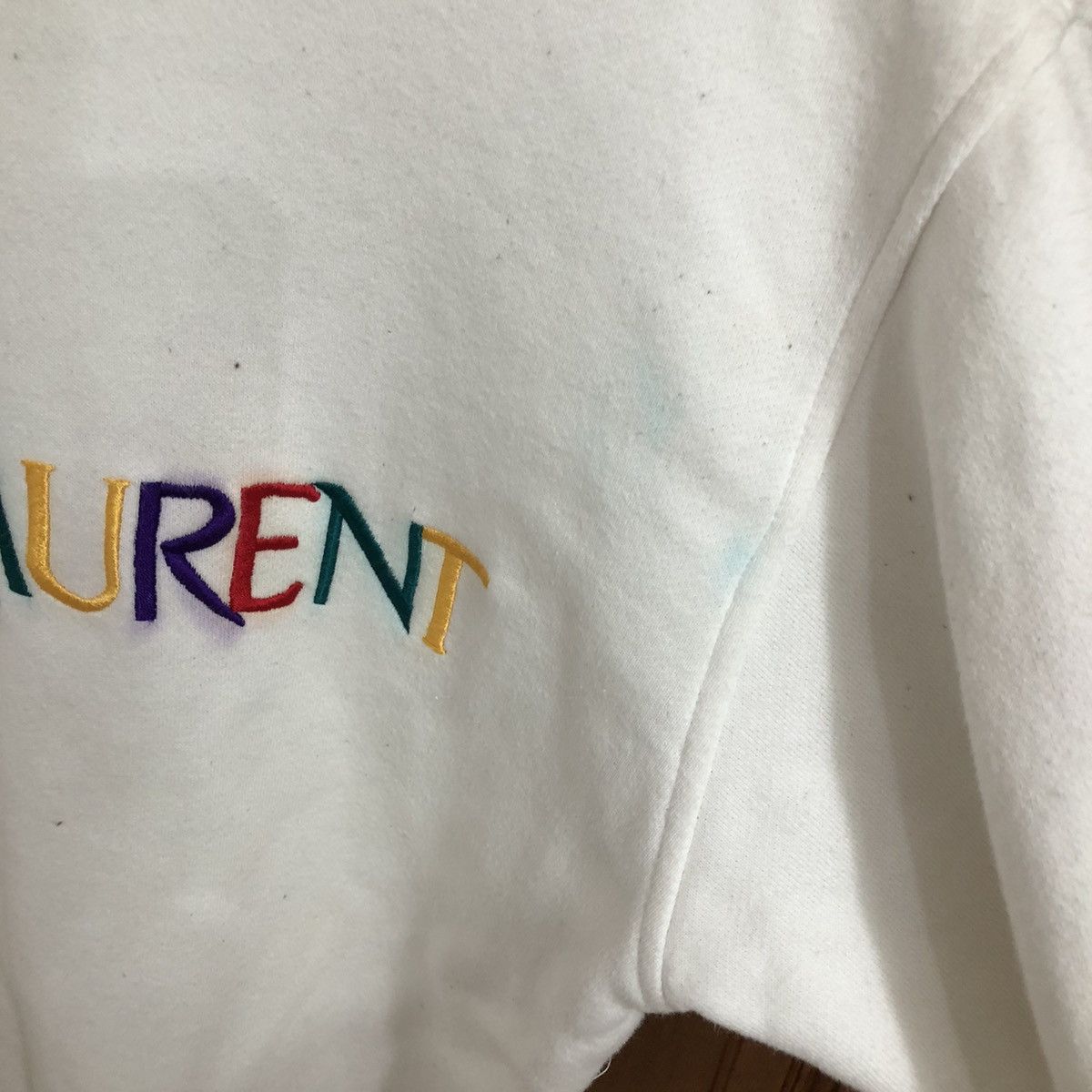 Vintage × Yves Saint Laurent 💥LAST CALL💥Vintage Ysl Rainbow spellout embroidery Size US L / EU 52-54 / 3 - 8 Thumbnail