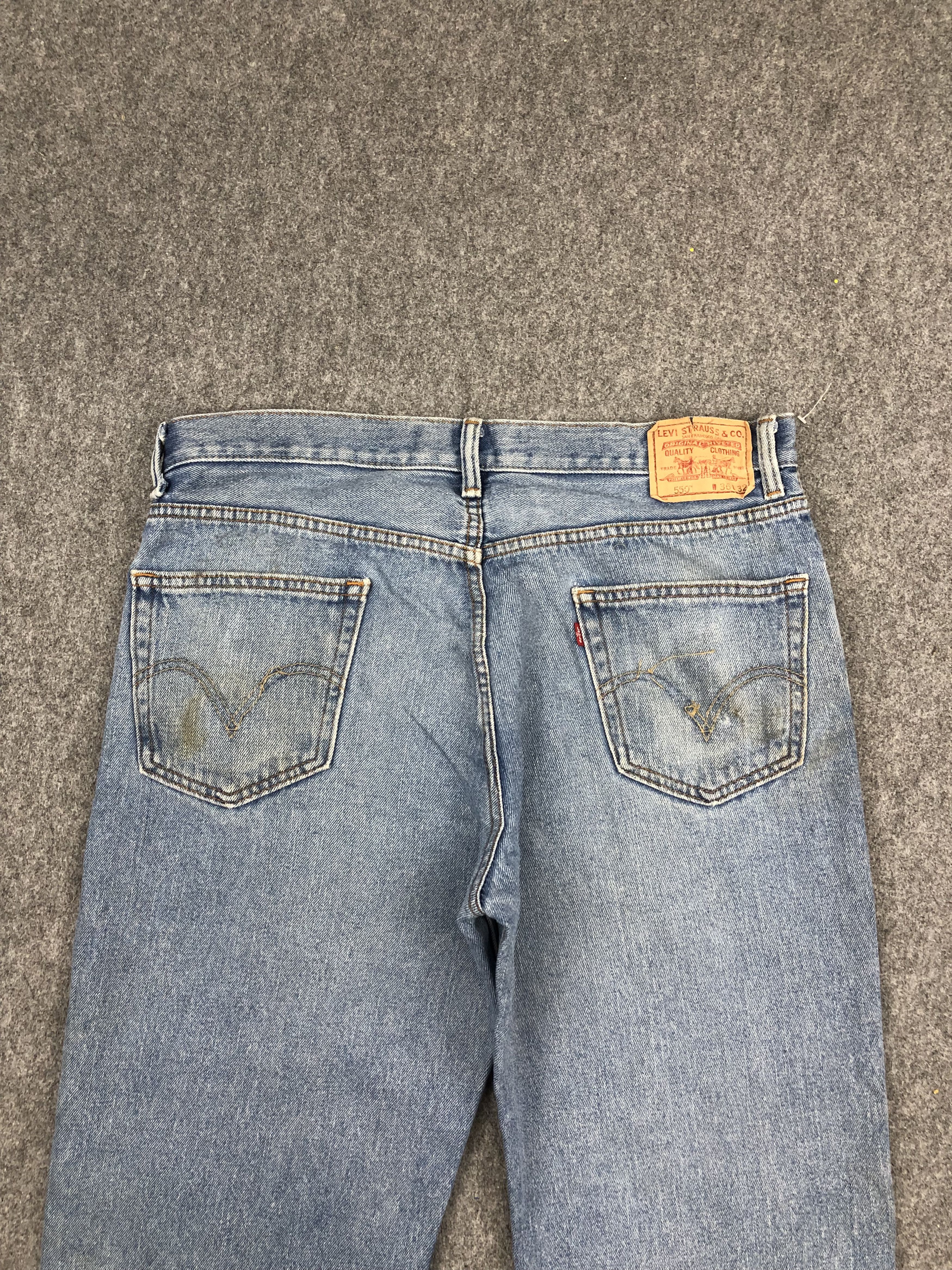 Levi's Vintage Levis 550 Light Blue Jeans DP1697 Size US 36 / EU 52 - 4 Thumbnail