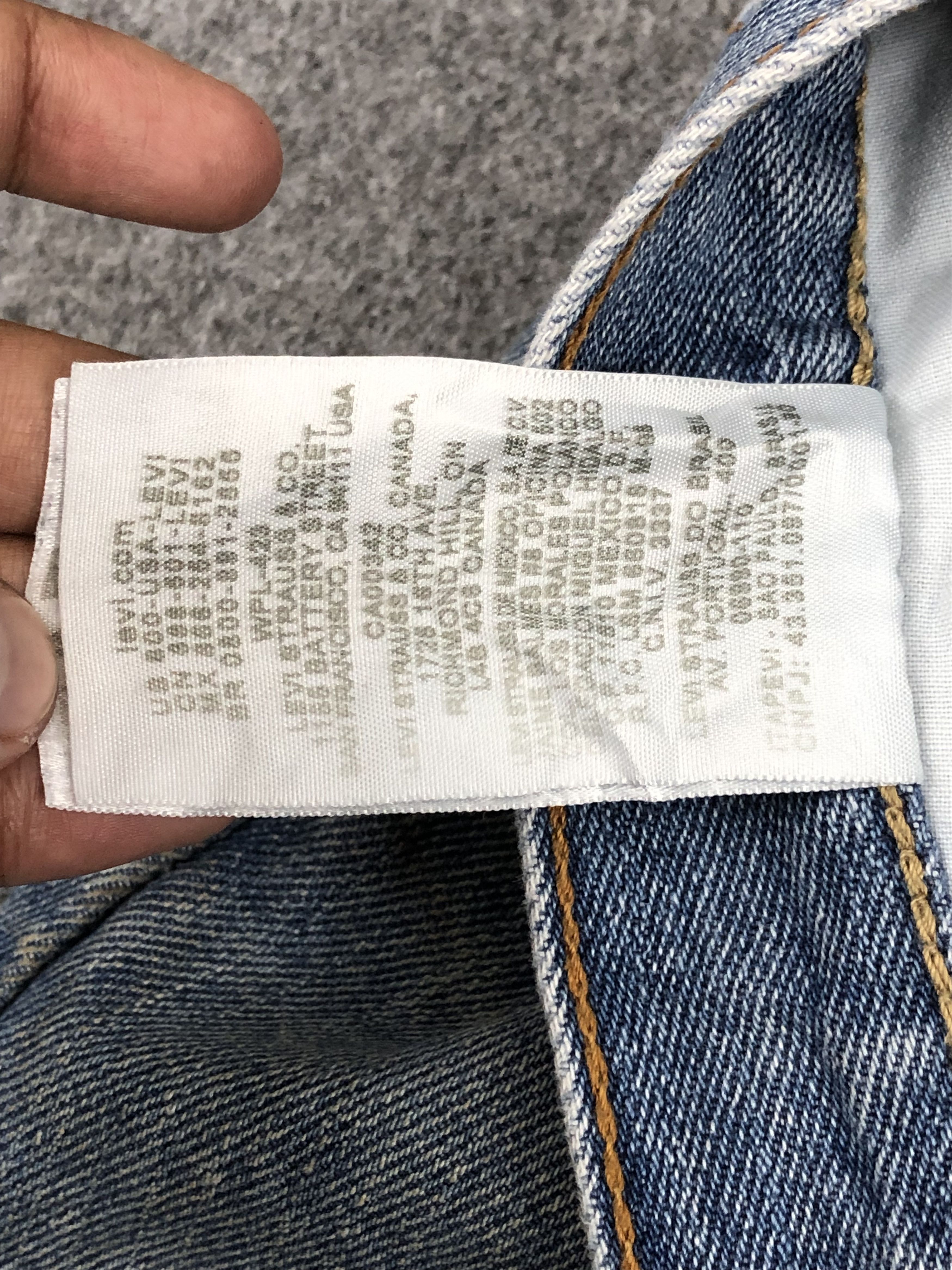Levi's Vintage Levis 550 Light Blue Jeans DP1697 Size US 36 / EU 52 - 15 Thumbnail