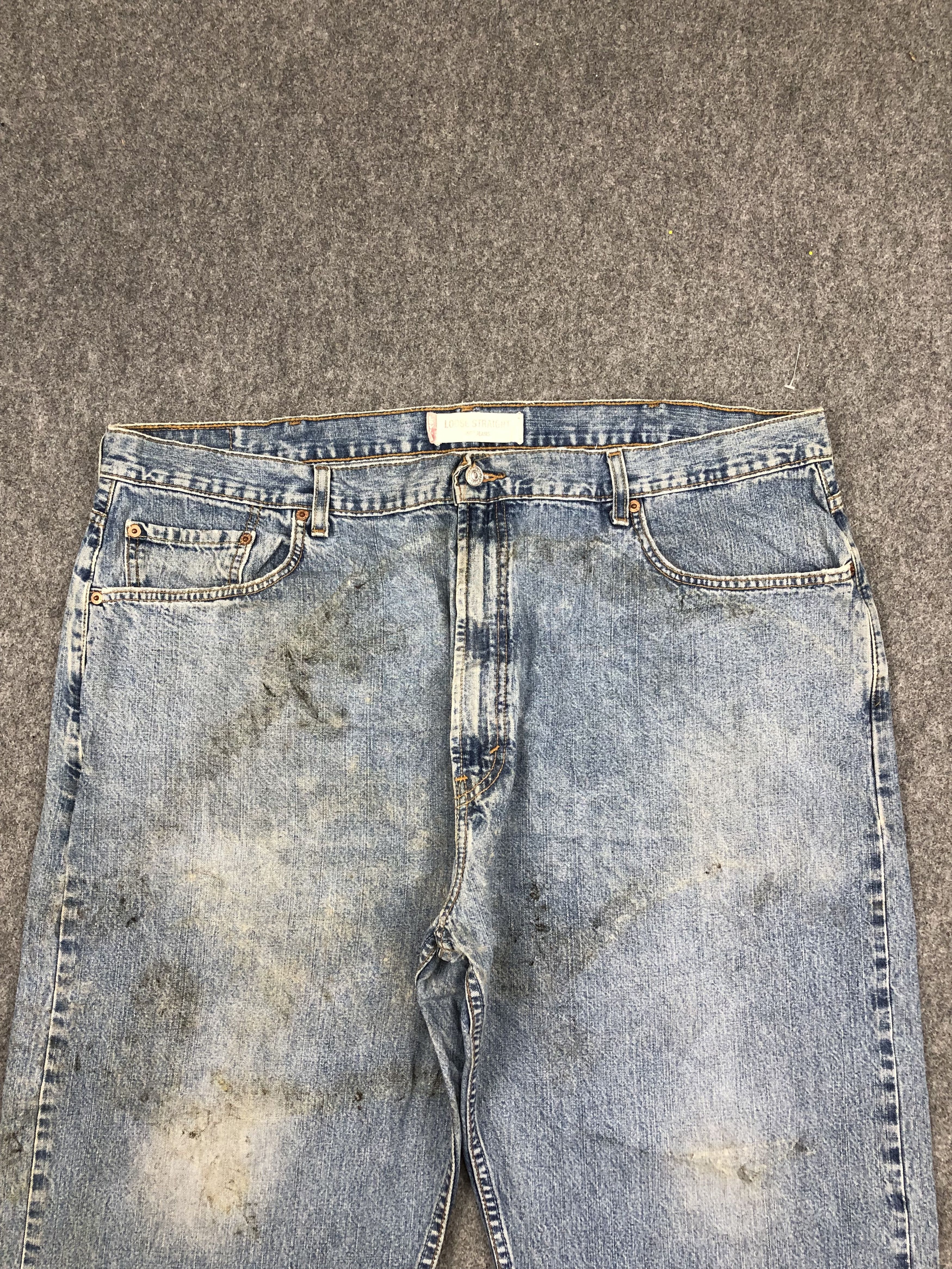Levi's Vintage Levis 569 Faded Blue Jeans DP1698 Size US 44 / EU 60 - 2 Thumbnail