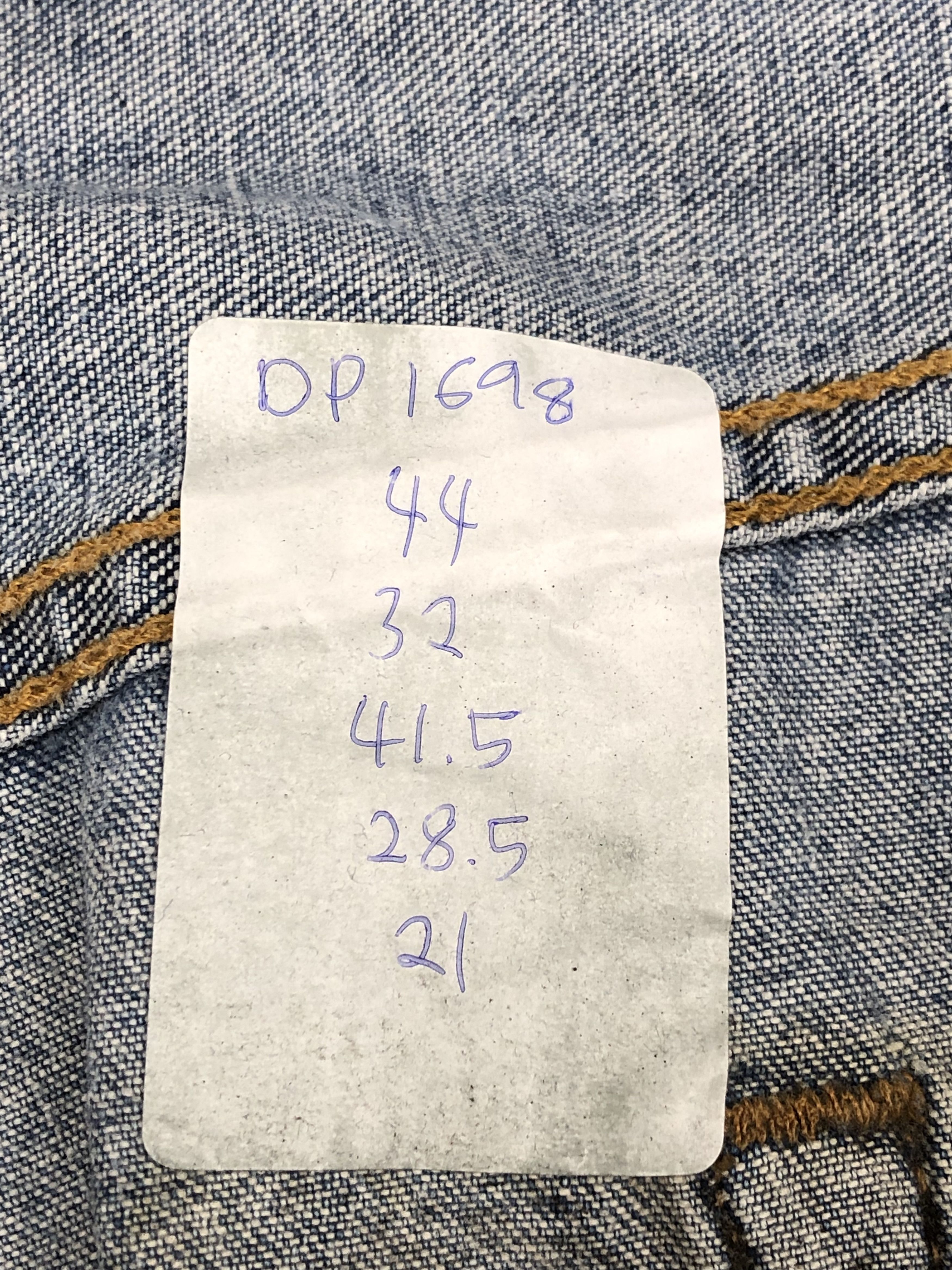 Levi's Vintage Levis 569 Faded Blue Jeans DP1698 Size US 44 / EU 60 - 15 Thumbnail