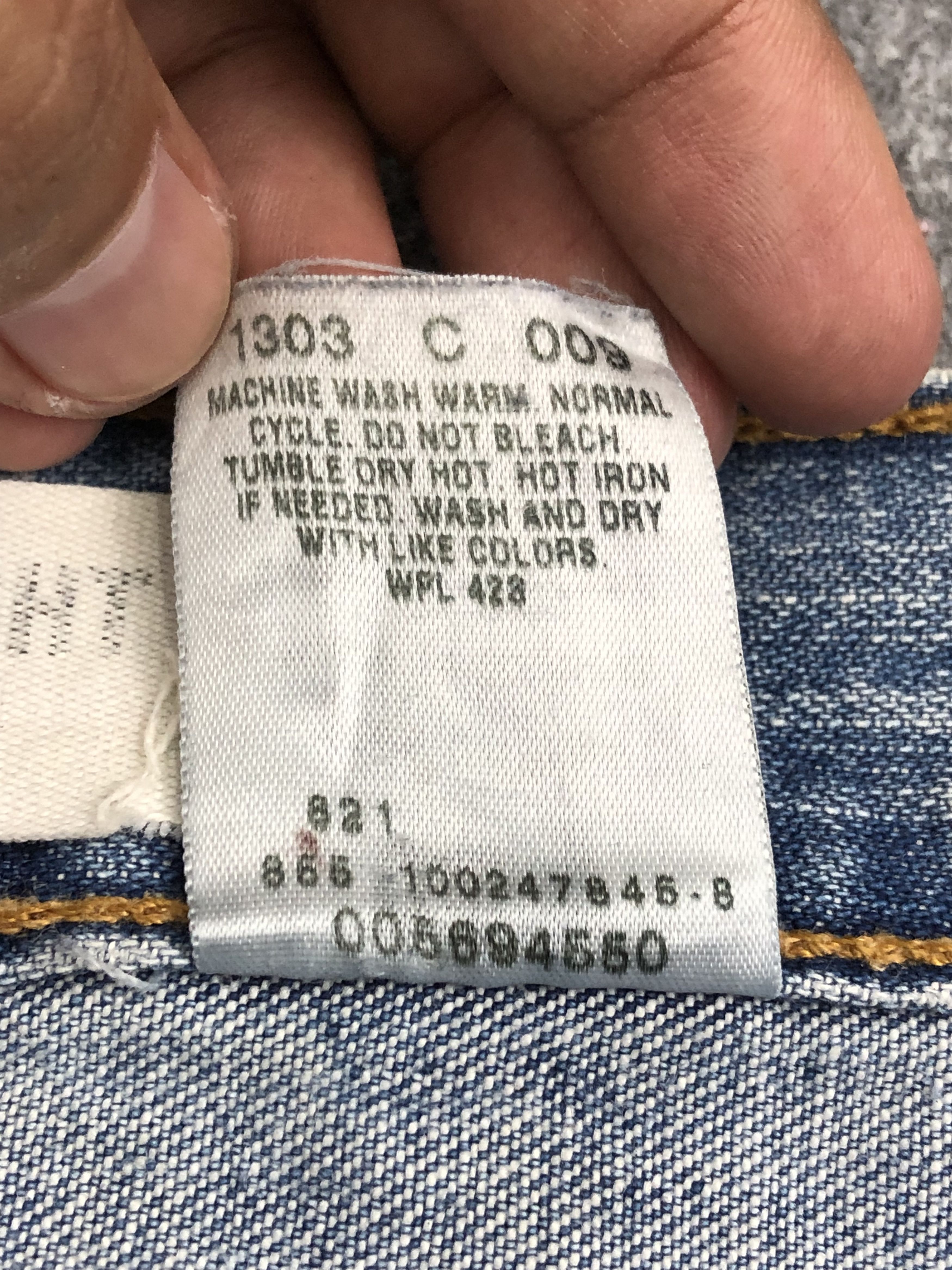 Levi's Vintage Levis 569 Faded Blue Jeans DP1698 Size US 44 / EU 60 - 7 Thumbnail