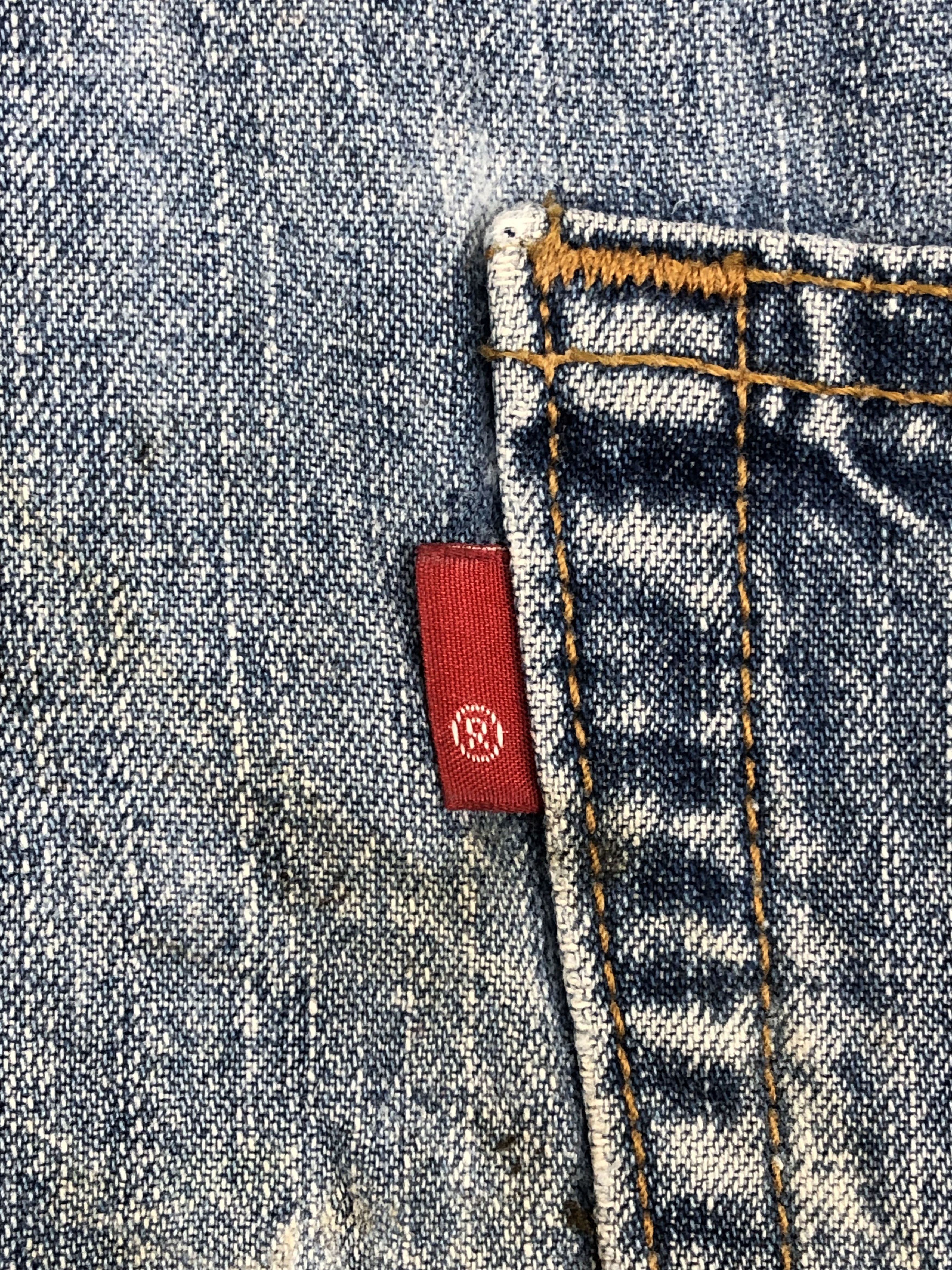 Levi's Vintage Levis 569 Faded Blue Jeans DP1698 Size US 44 / EU 60 - 6 Thumbnail