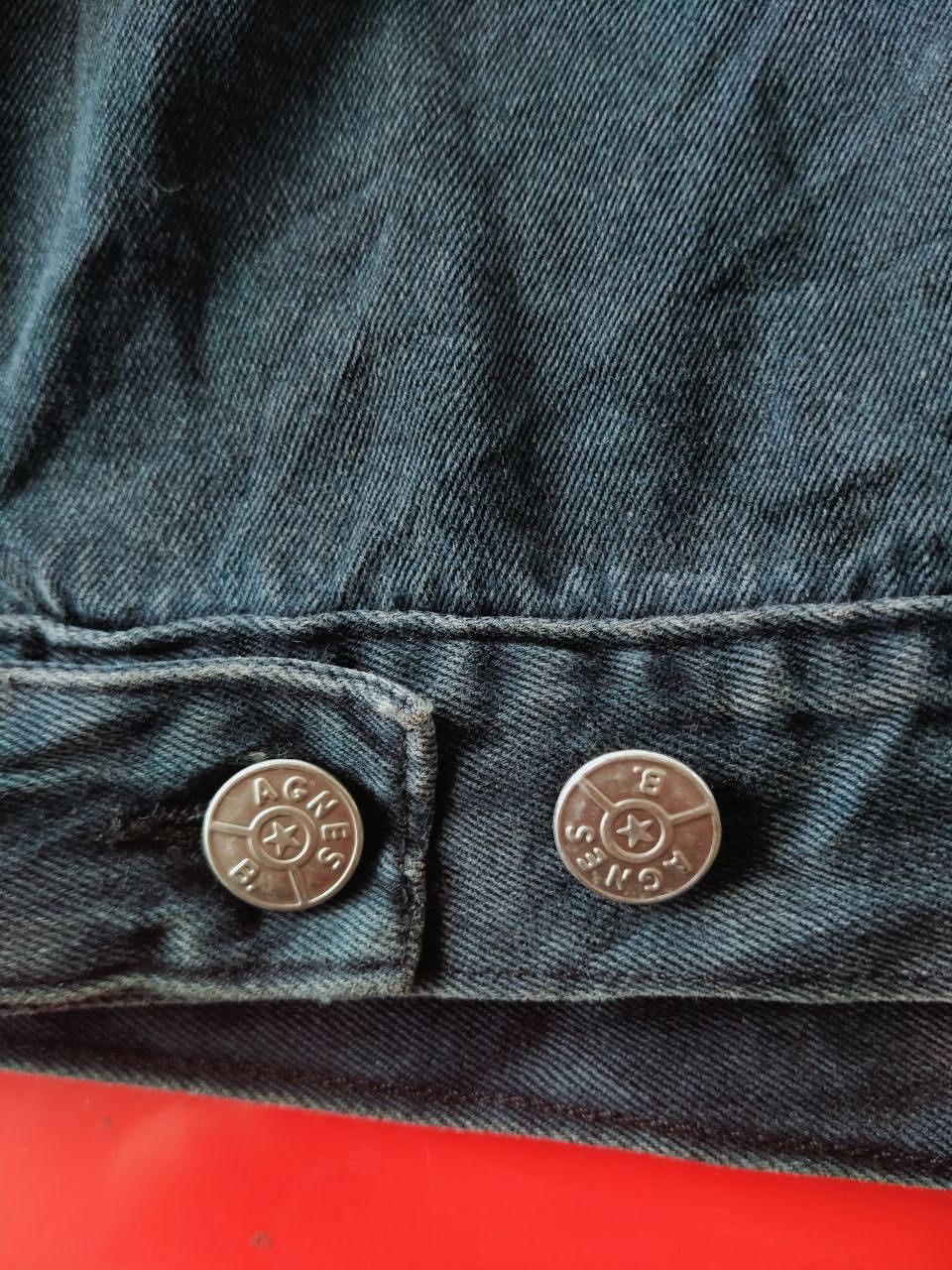 agnes b. RARE🔥VINTAGE MADE IN FRANCE AGNES B. HOMME DENIM JACKET Size US M / EU 48-50 / 2 - 2 Thumbnail