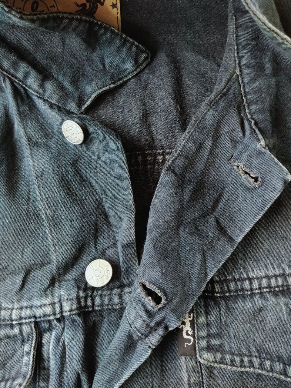 agnes b. RARE🔥VINTAGE MADE IN FRANCE AGNES B. HOMME DENIM JACKET Size US M / EU 48-50 / 2 - 9 Thumbnail