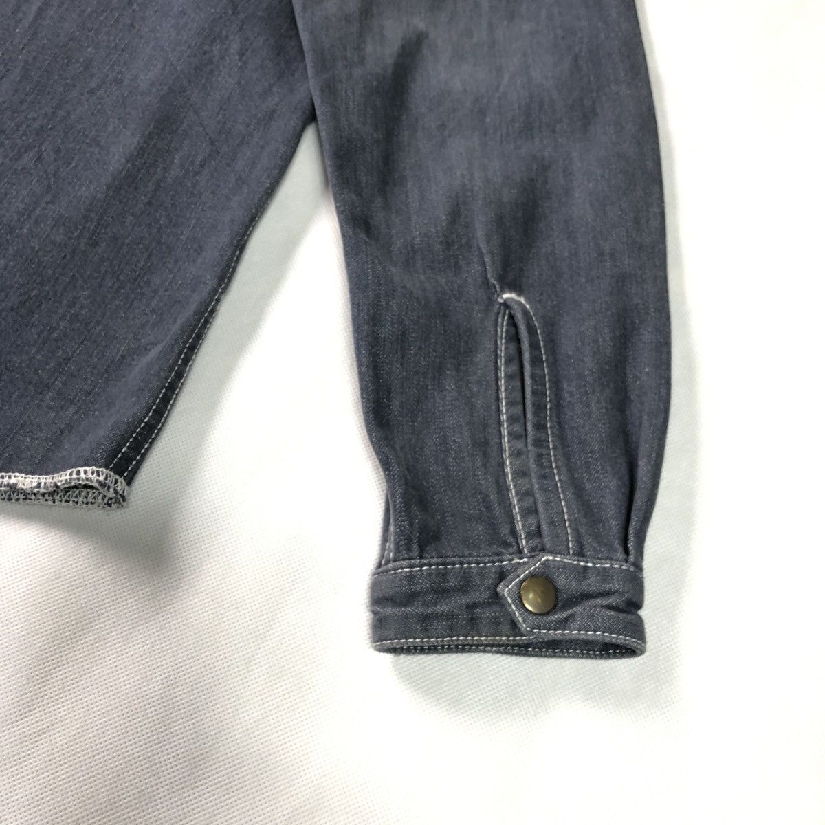 ABAHOUSE × Japanese Brand Abahouse Japan Workwear Slubby Indigo Denim Coat Jacket Size US M / EU 48-50 / 2 - 7 Thumbnail