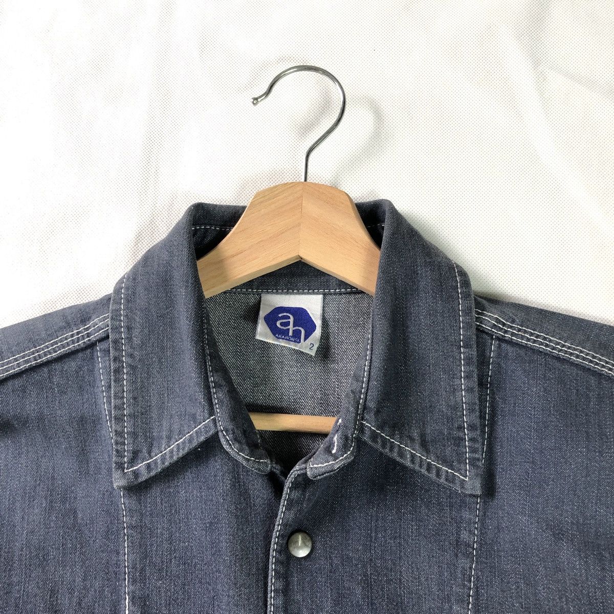 ABAHOUSE × Japanese Brand Abahouse Japan Workwear Slubby Indigo Denim Coat Jacket Size US M / EU 48-50 / 2 - 9 Thumbnail
