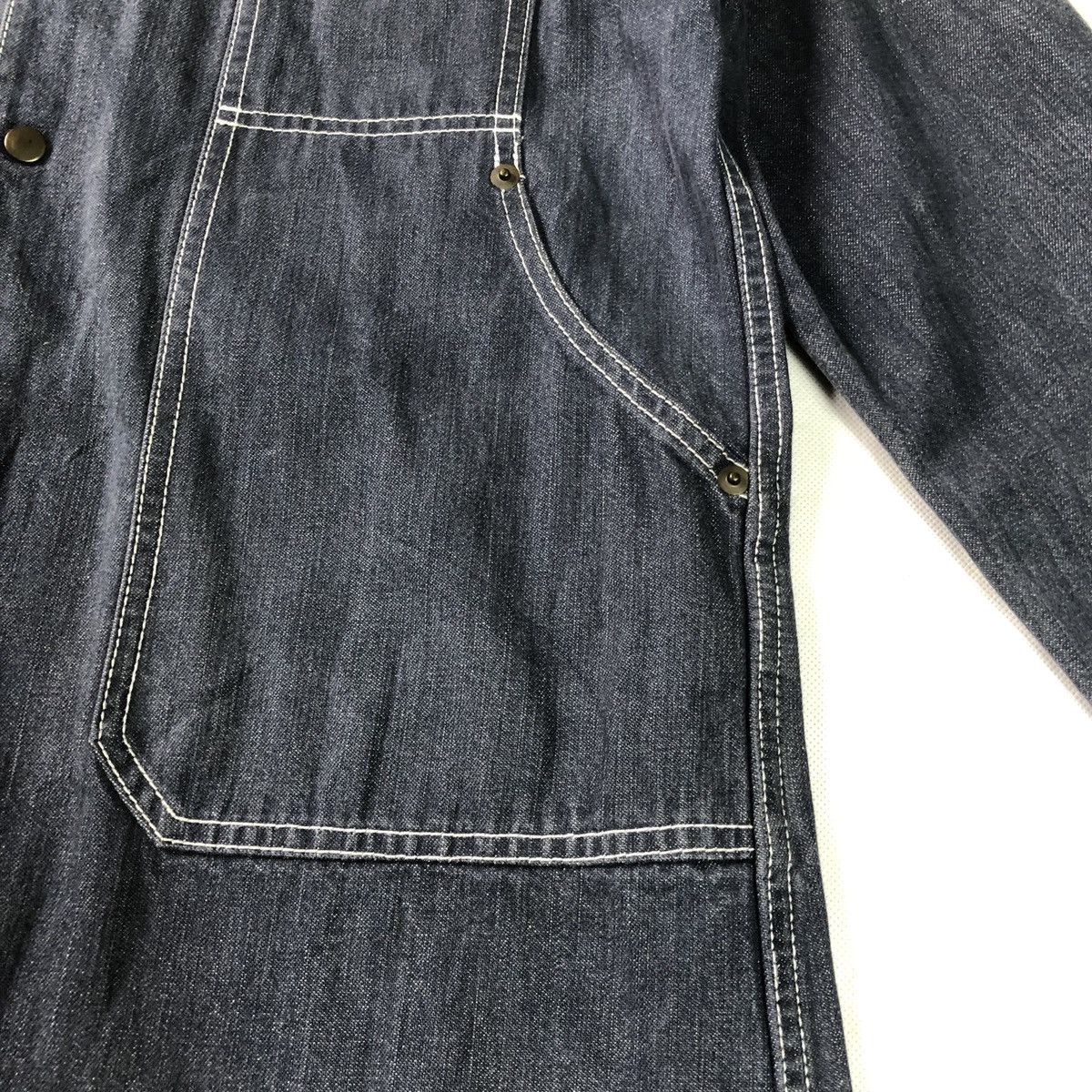 ABAHOUSE × Japanese Brand Abahouse Japan Workwear Slubby Indigo Denim Coat Jacket Size US M / EU 48-50 / 2 - 6 Thumbnail