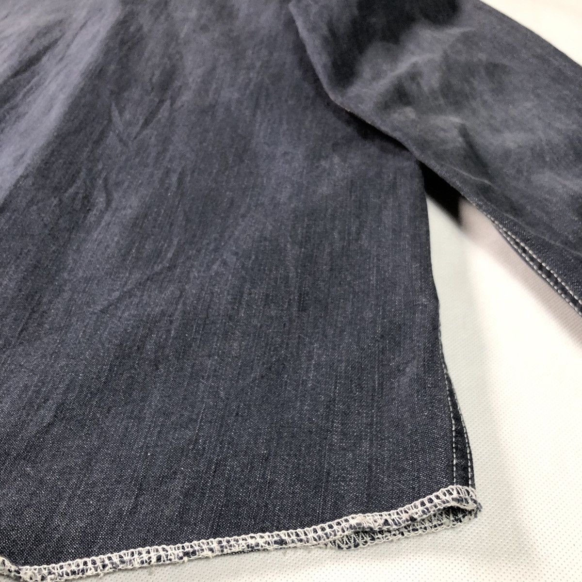 ABAHOUSE × Japanese Brand Abahouse Japan Workwear Slubby Indigo Denim Coat Jacket Size US M / EU 48-50 / 2 - 8 Thumbnail