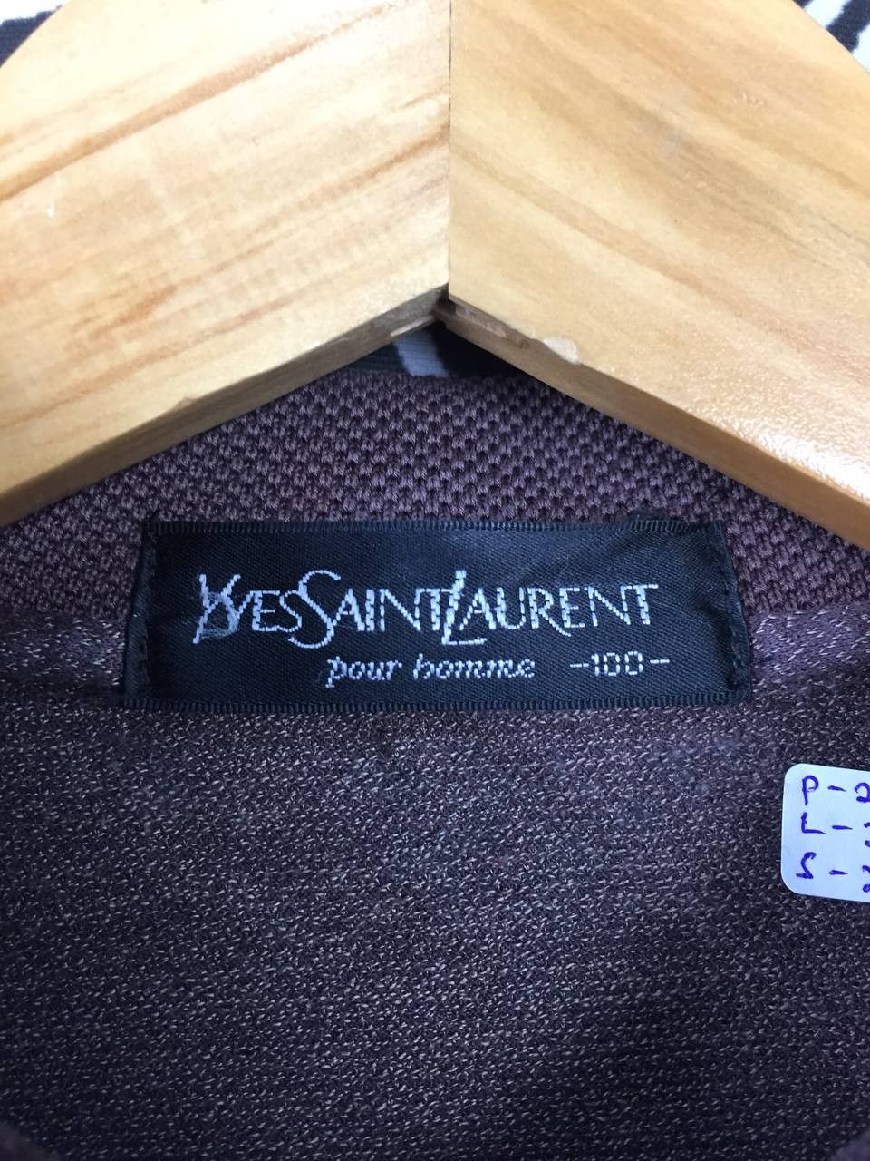 Vintage 90s YSL Yves Saint Laurent Luxury Embroided Longsleeve Polo Size US L / EU 52-54 / 3 - 6 Thumbnail