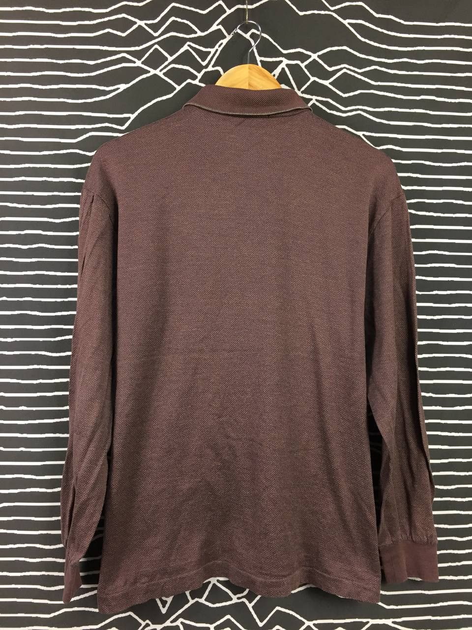 Vintage 90s YSL Yves Saint Laurent Luxury Embroided Longsleeve Polo Size US L / EU 52-54 / 3 - 4 Thumbnail