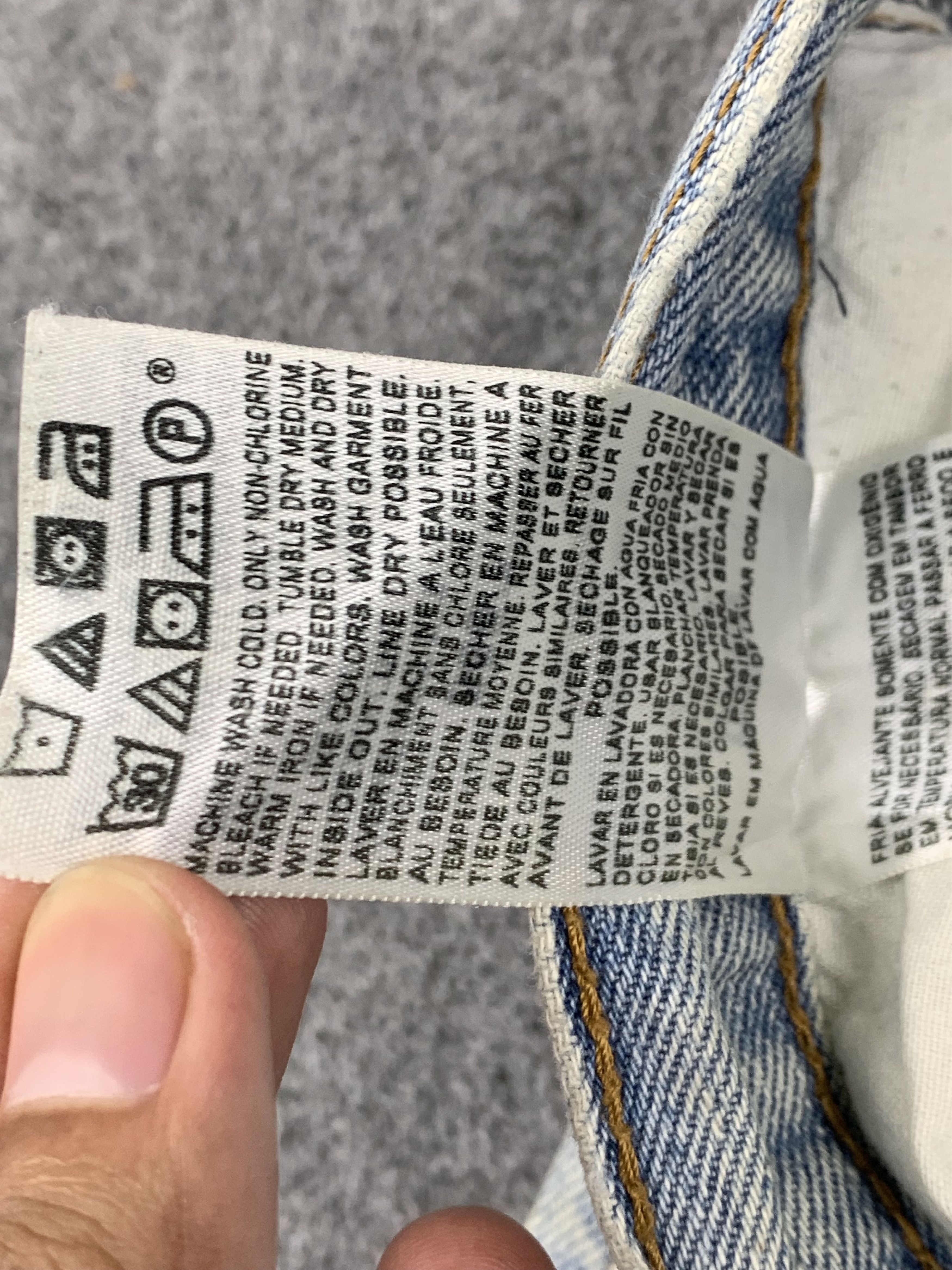 Levi's Vintage Levis 560 Dirty Blue Jeans DP1720 Size US 42 / EU 58 - 9 Thumbnail