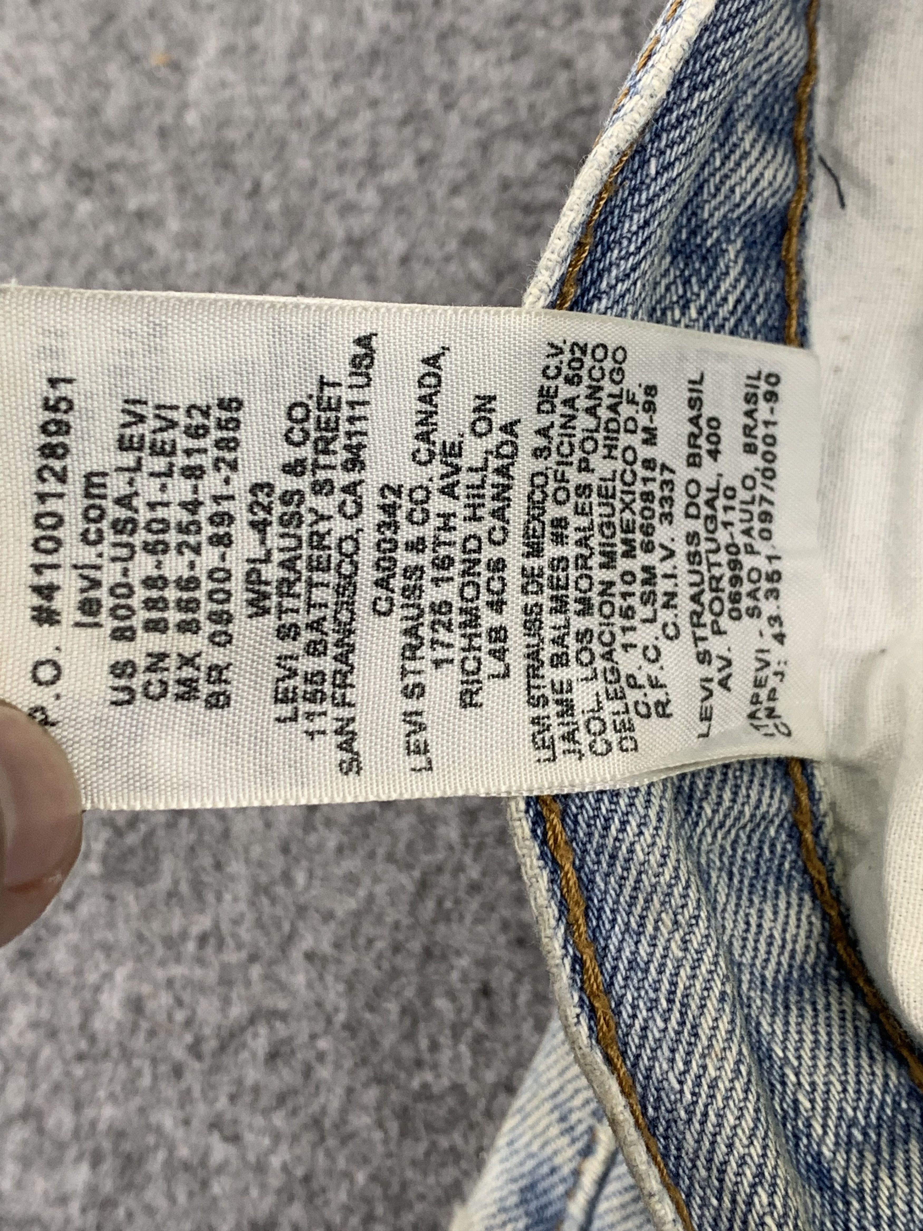 Levi's Vintage Levis 560 Dirty Blue Jeans DP1720 Size US 42 / EU 58 - 10 Thumbnail