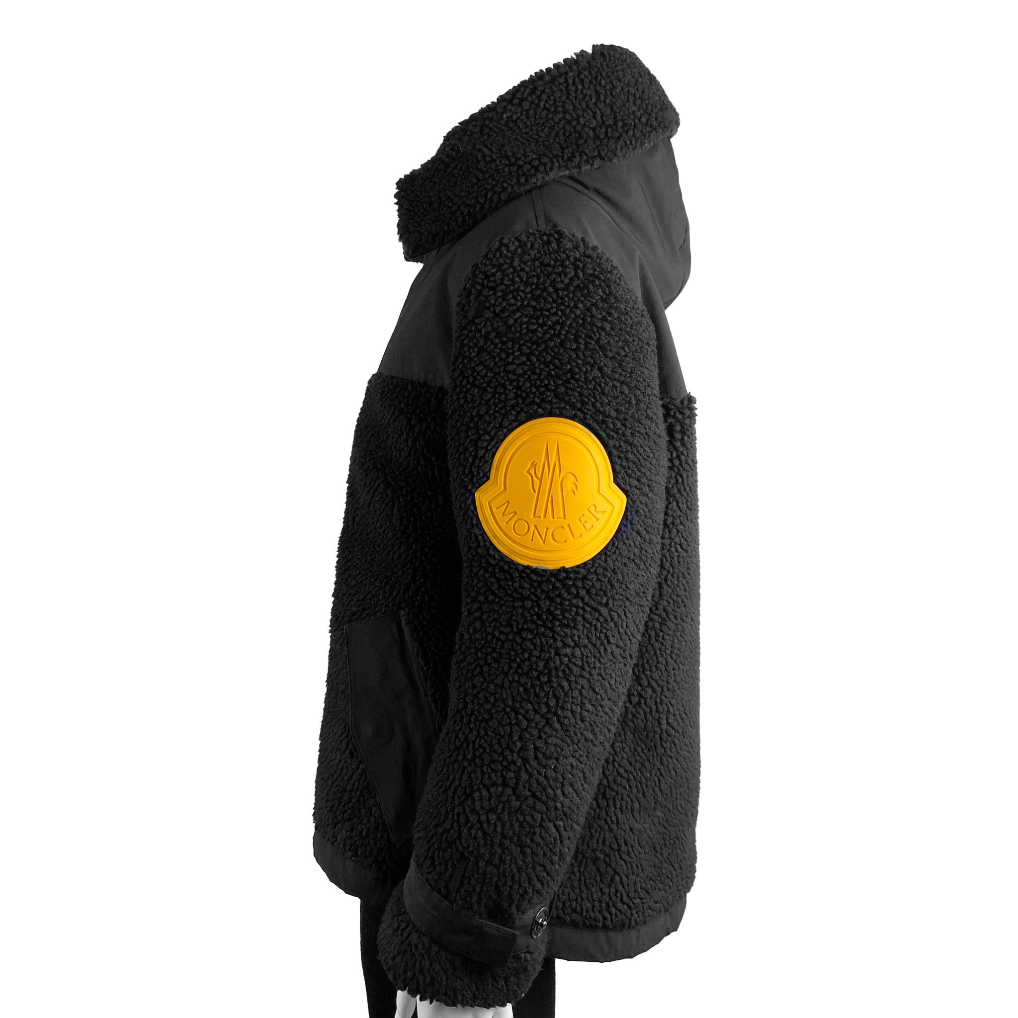 Moncler x Off-White Shearling Down Feather Jacket