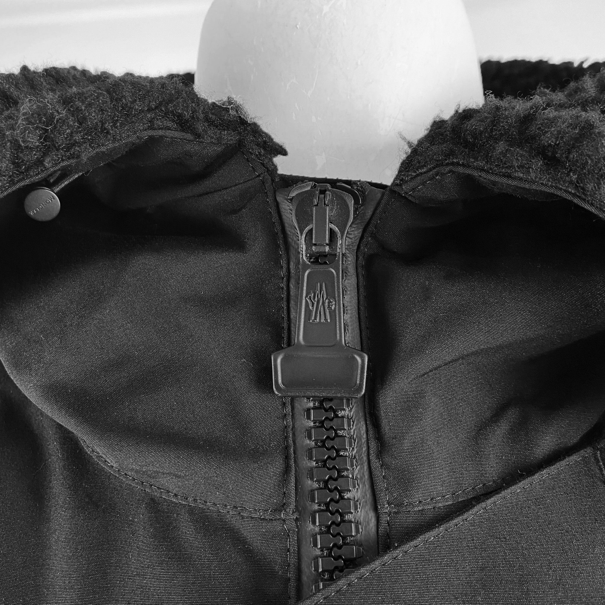 Moncler x Off-White Shearling Down Feather Jacket