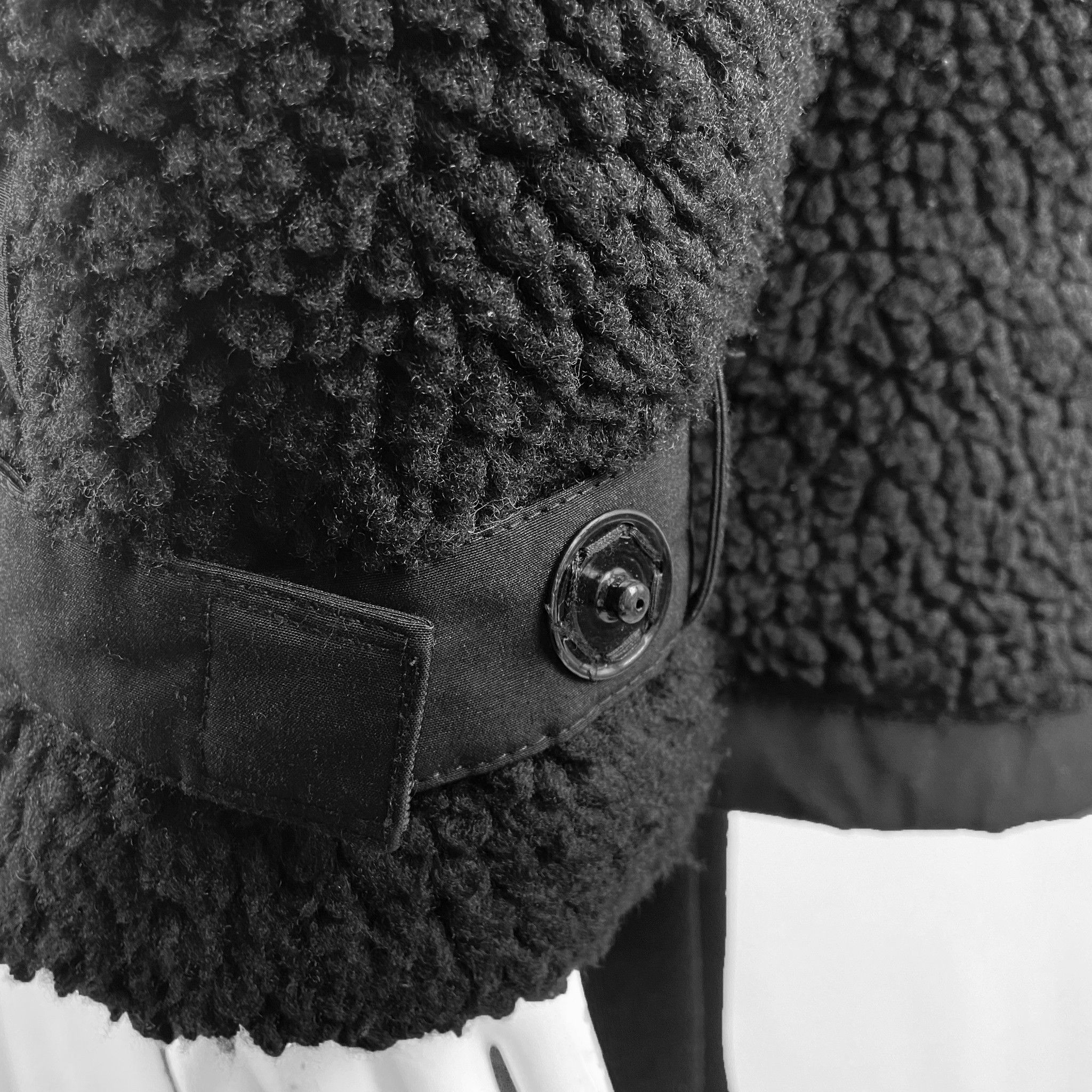 Moncler x Off-White Shearling Down Feather Jacket