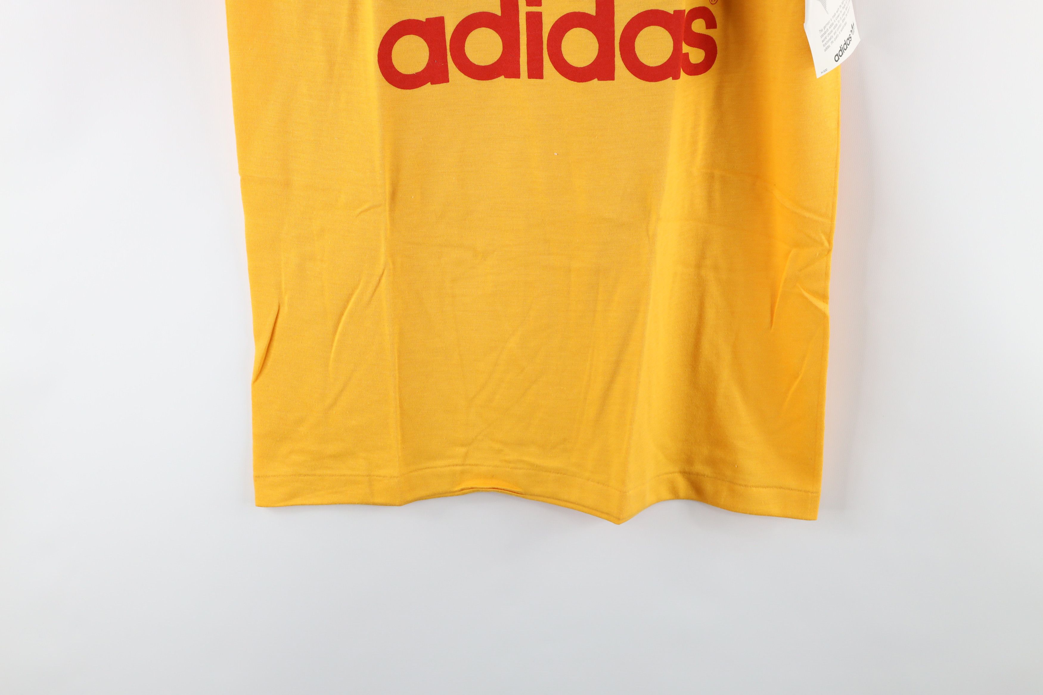 Adidas NOS Vintage 80s Adidas Trefoil 1988 Olympics T-Shirt Yellow Size US S / EU 44-46 / 1 - 3 Thumbnail