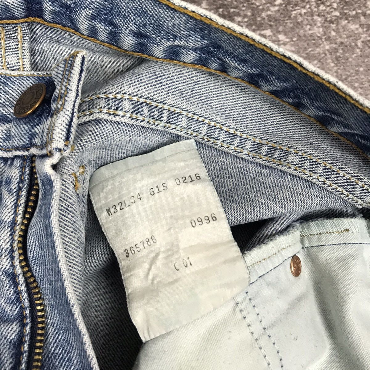 Levi's Vintage 80's Levi's 615 Orange Tab C01 Button Jeans Size US 32 / EU 48 - 17 Thumbnail